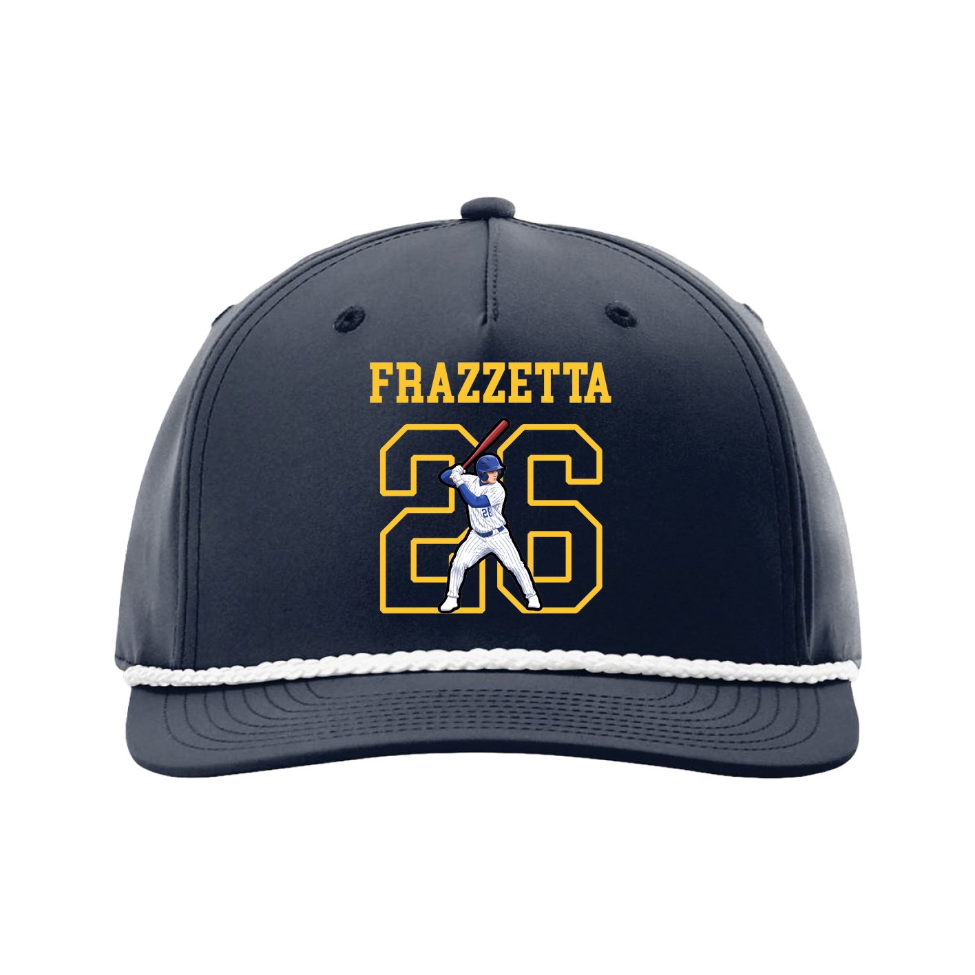 Five-Panel Classic Rope Cap — Shirsey in Navy