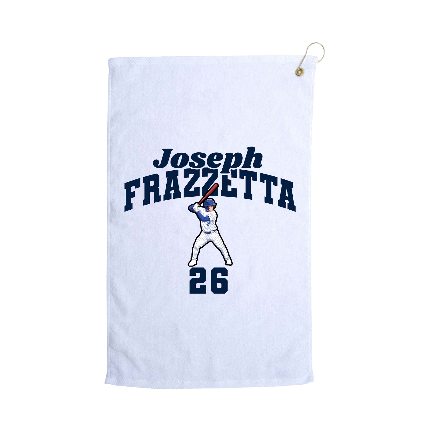Golf Towel — Signature Arch in White
