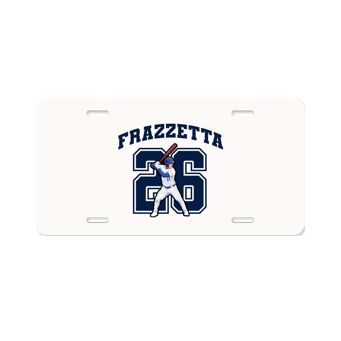 License Plate — Number in Classic