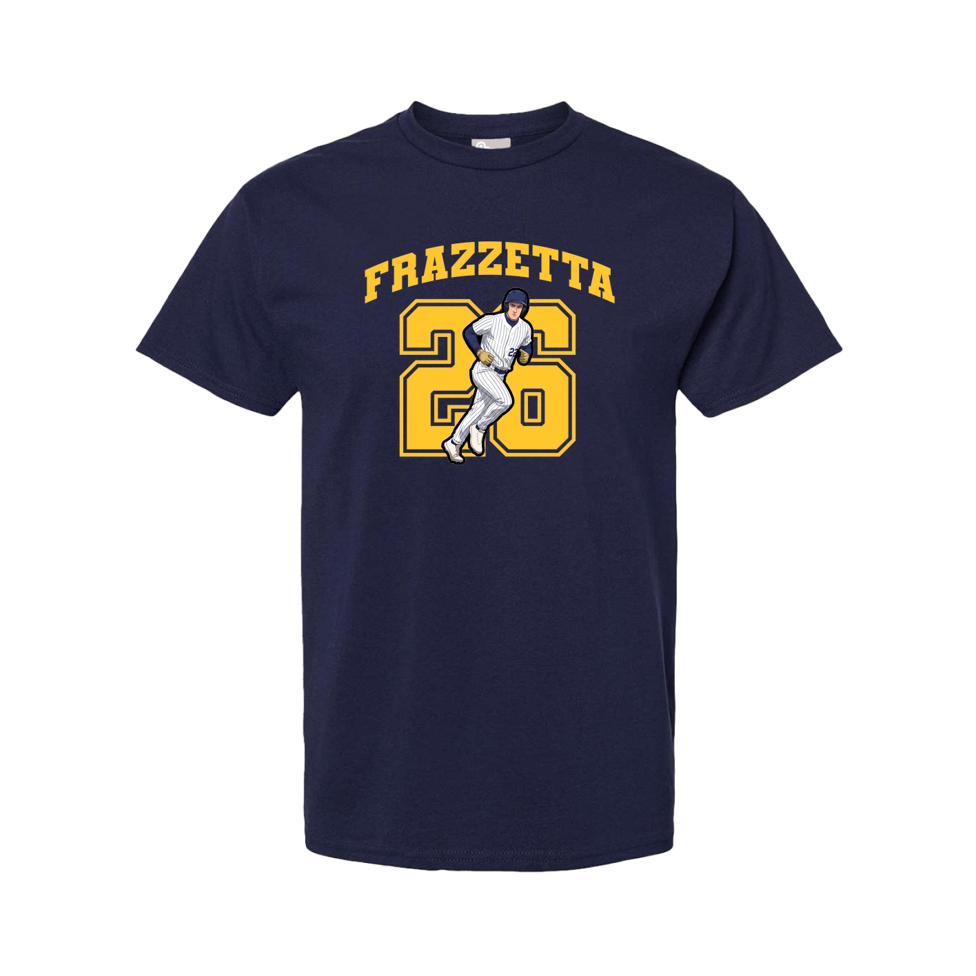 Youth Tee — Number in Navy