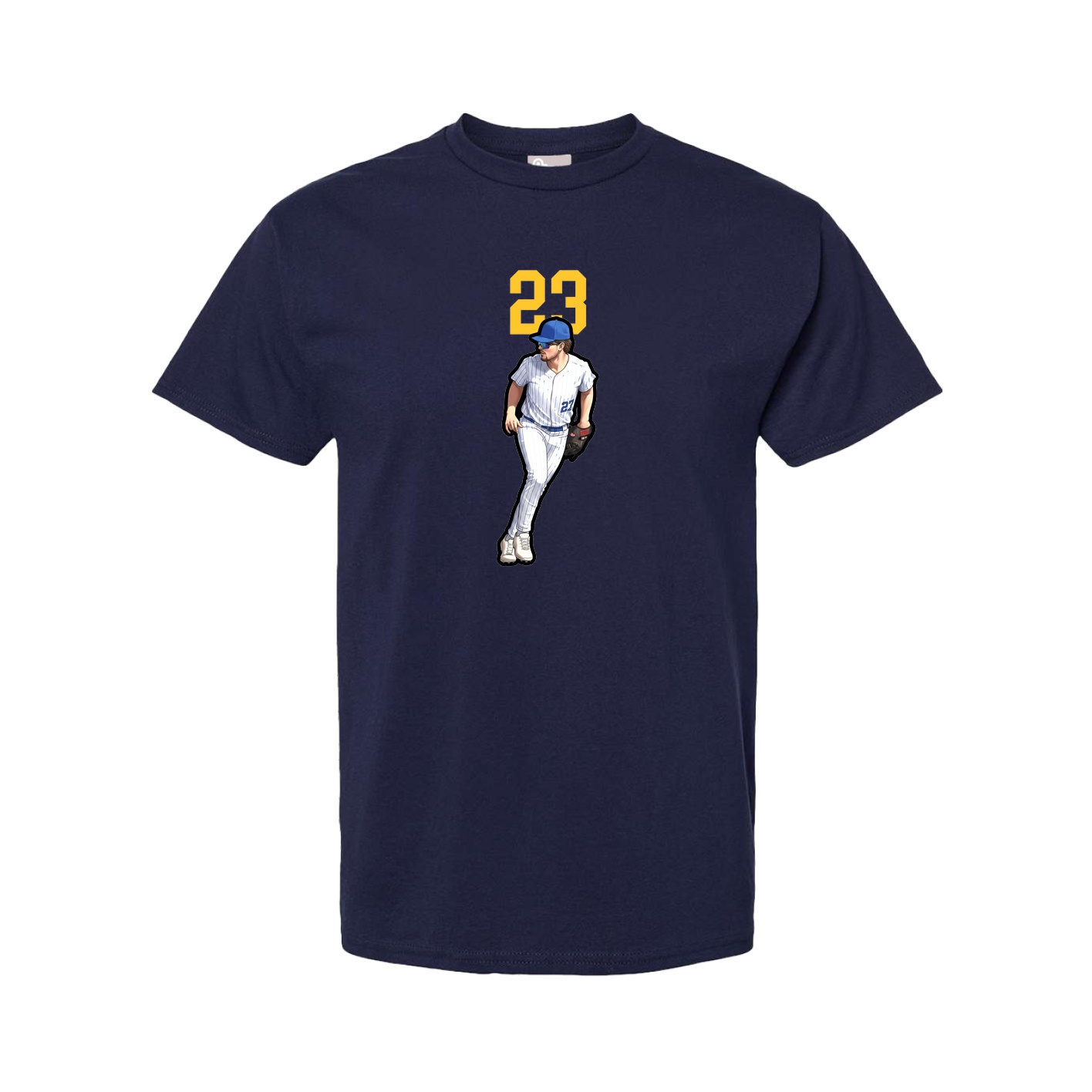 Youth Tee — Number Top in Navy