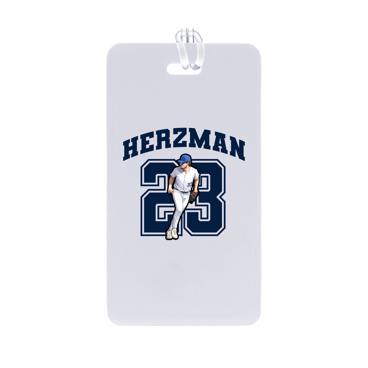 Bag Tag — Number in Classic