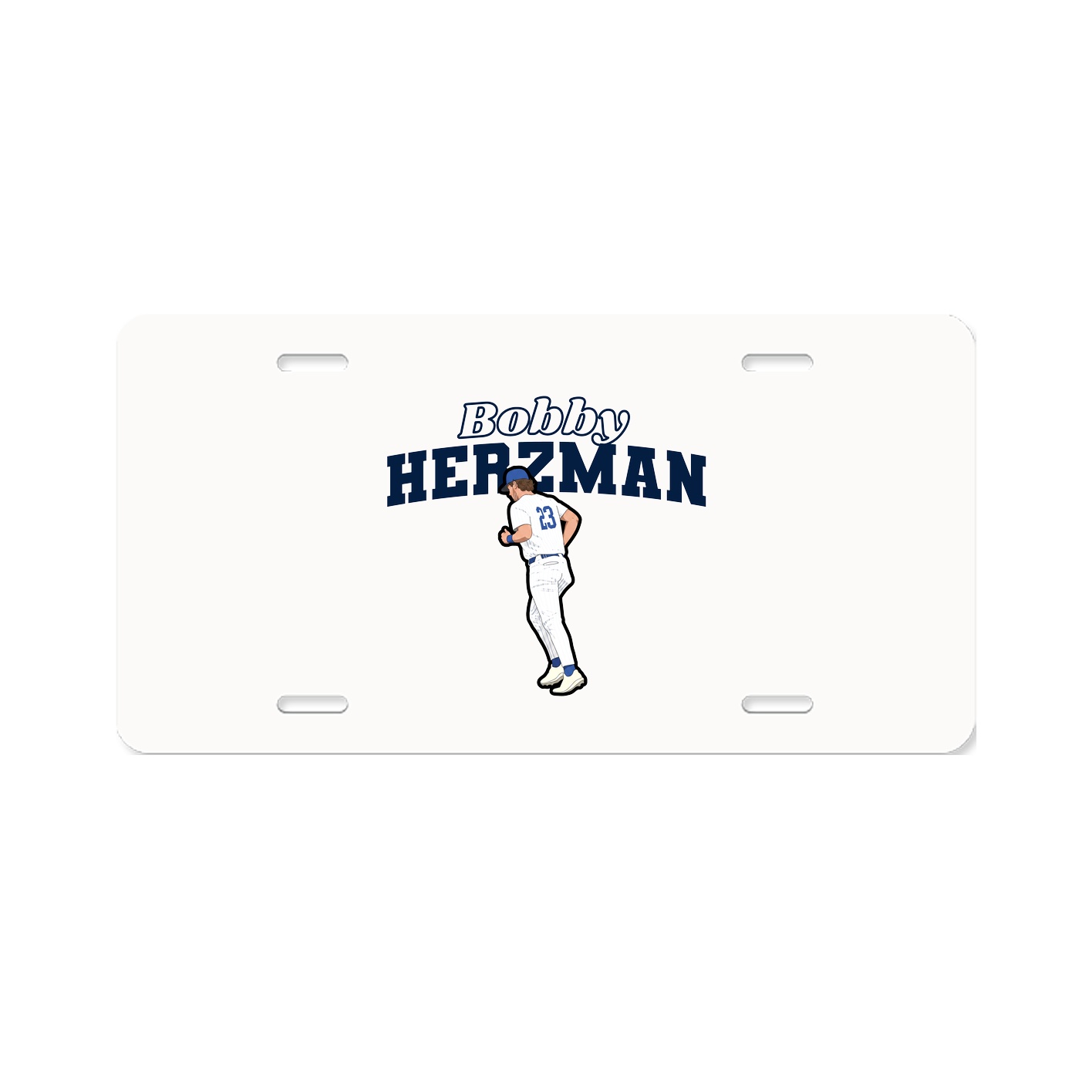 License Plate — Name Arch in Classic