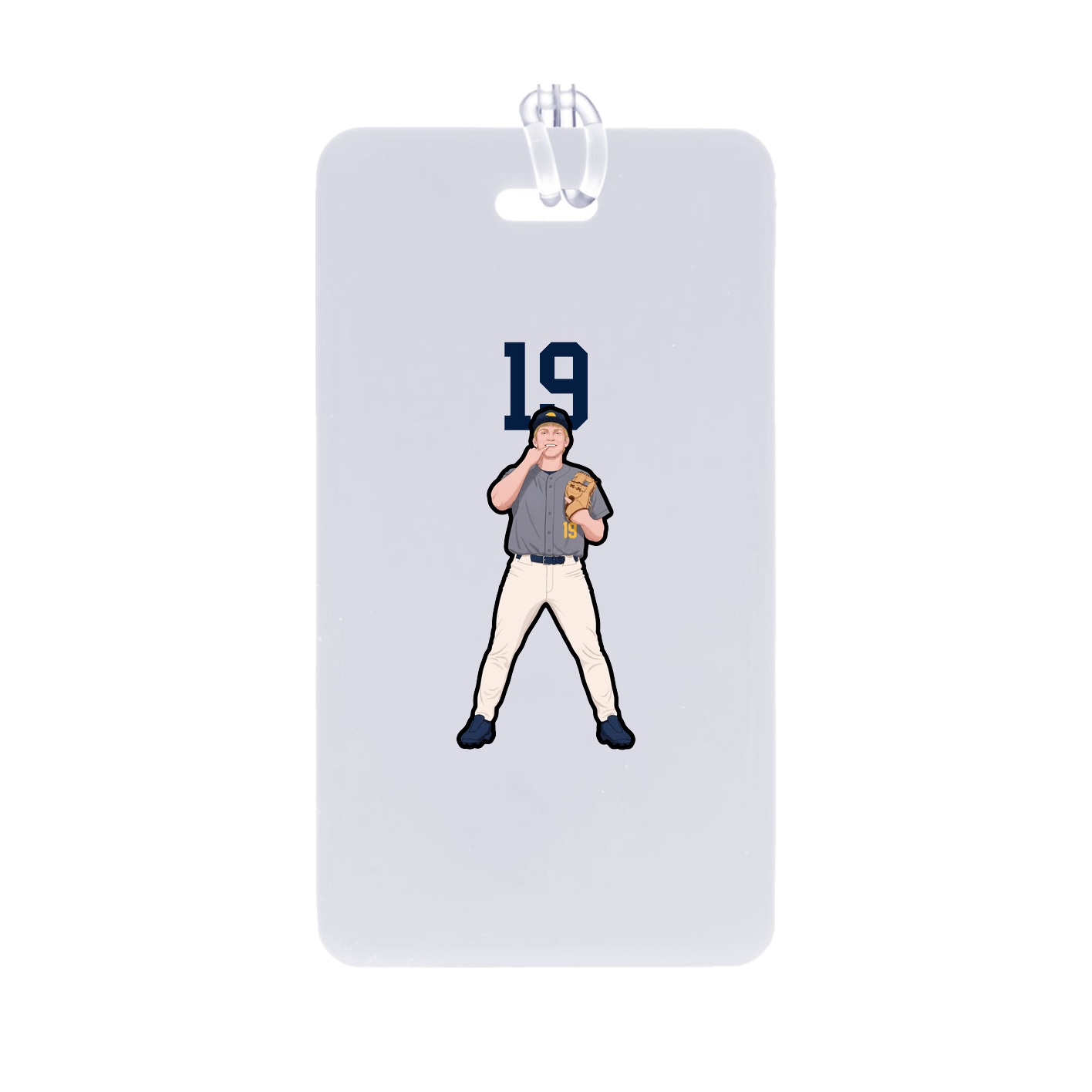 Bag Tag — Number Top in Classic