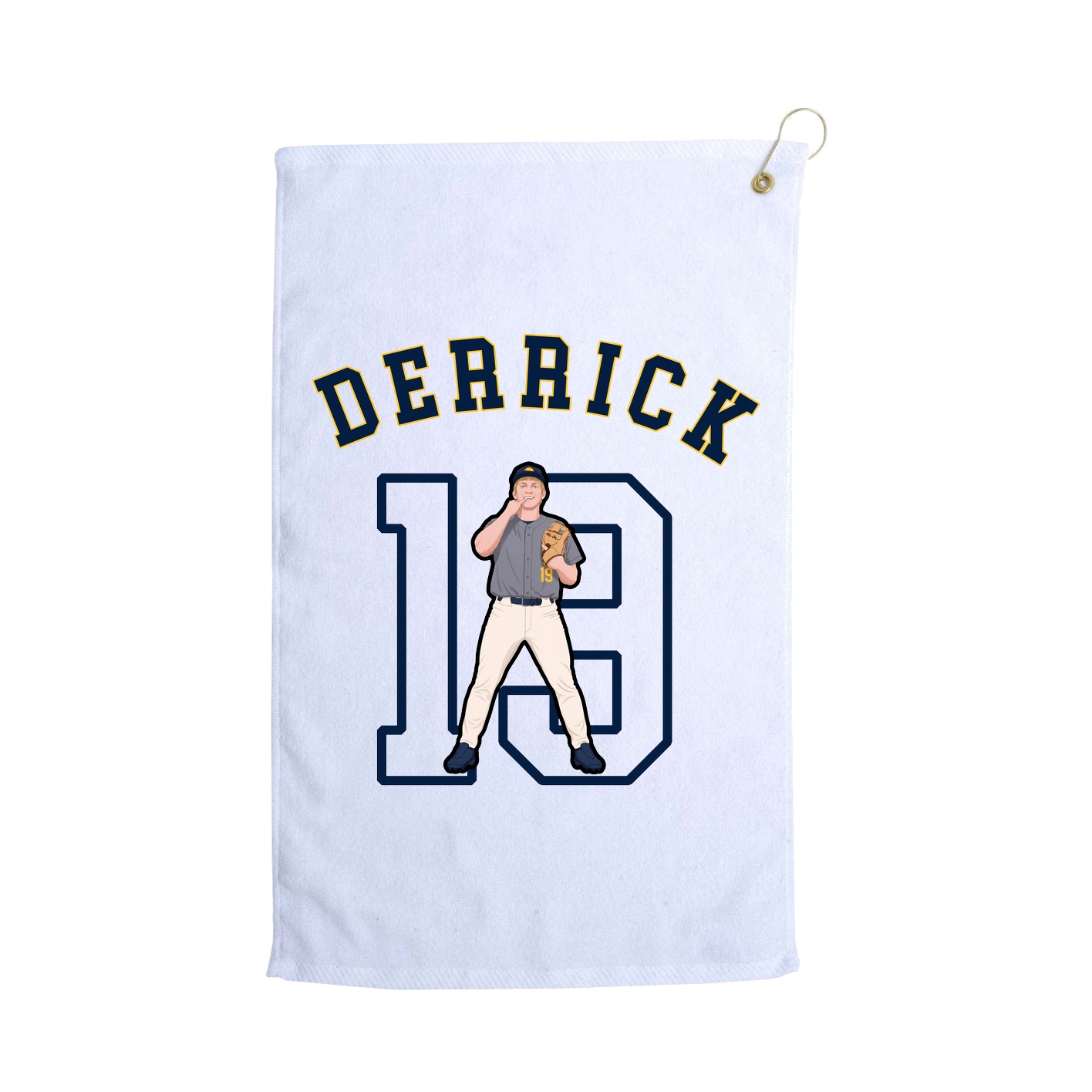 Golf Towel — Shirsey Arch in White