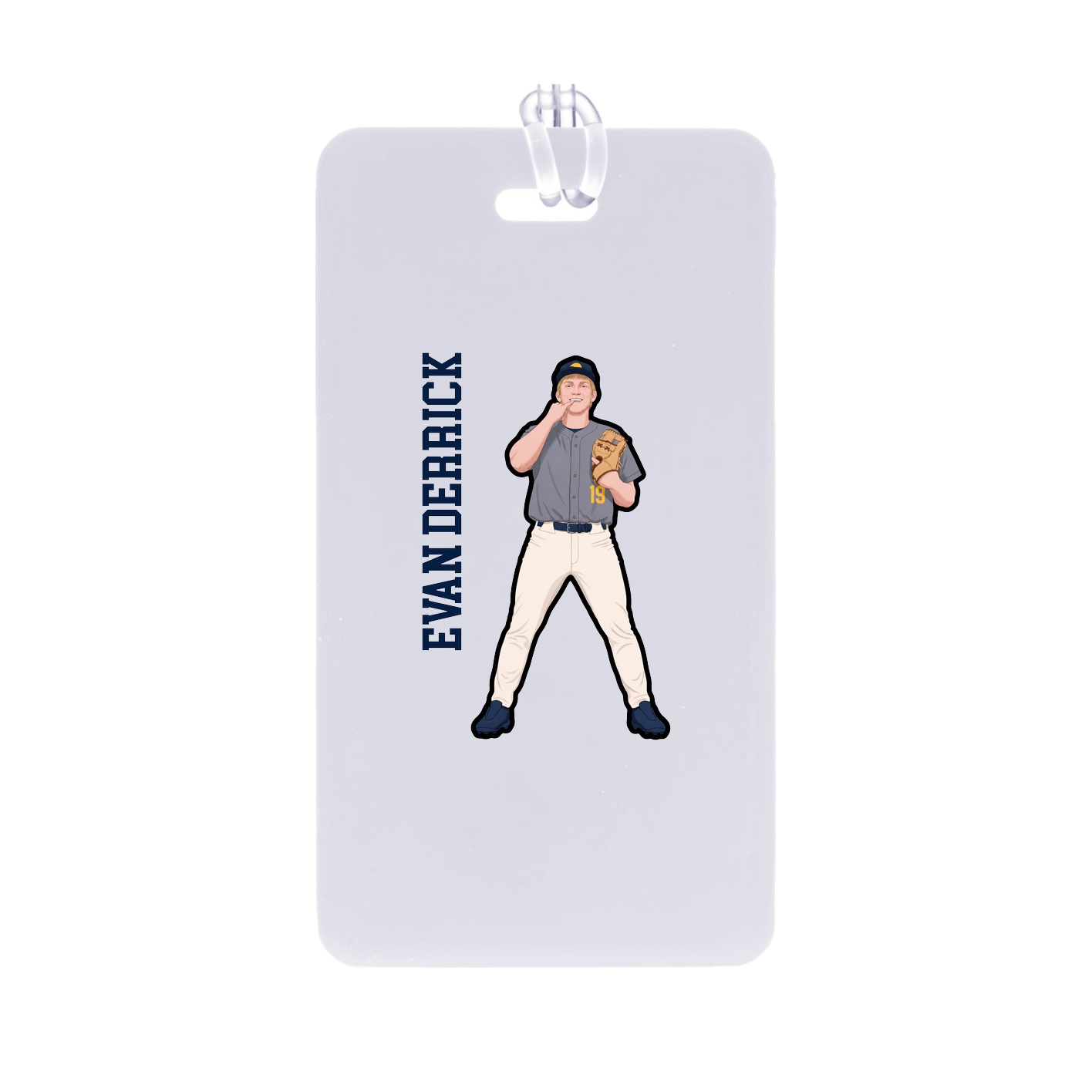 Bag Tag — Name Vertical in Classic