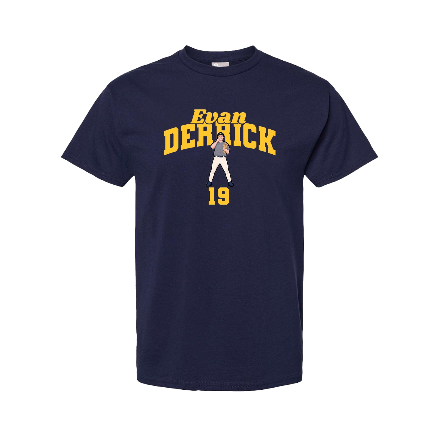 Youth Tee — Signature Arch in Navy