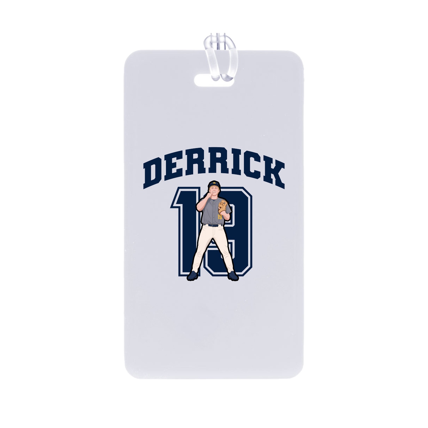 Bag Tag — Number in Classic
