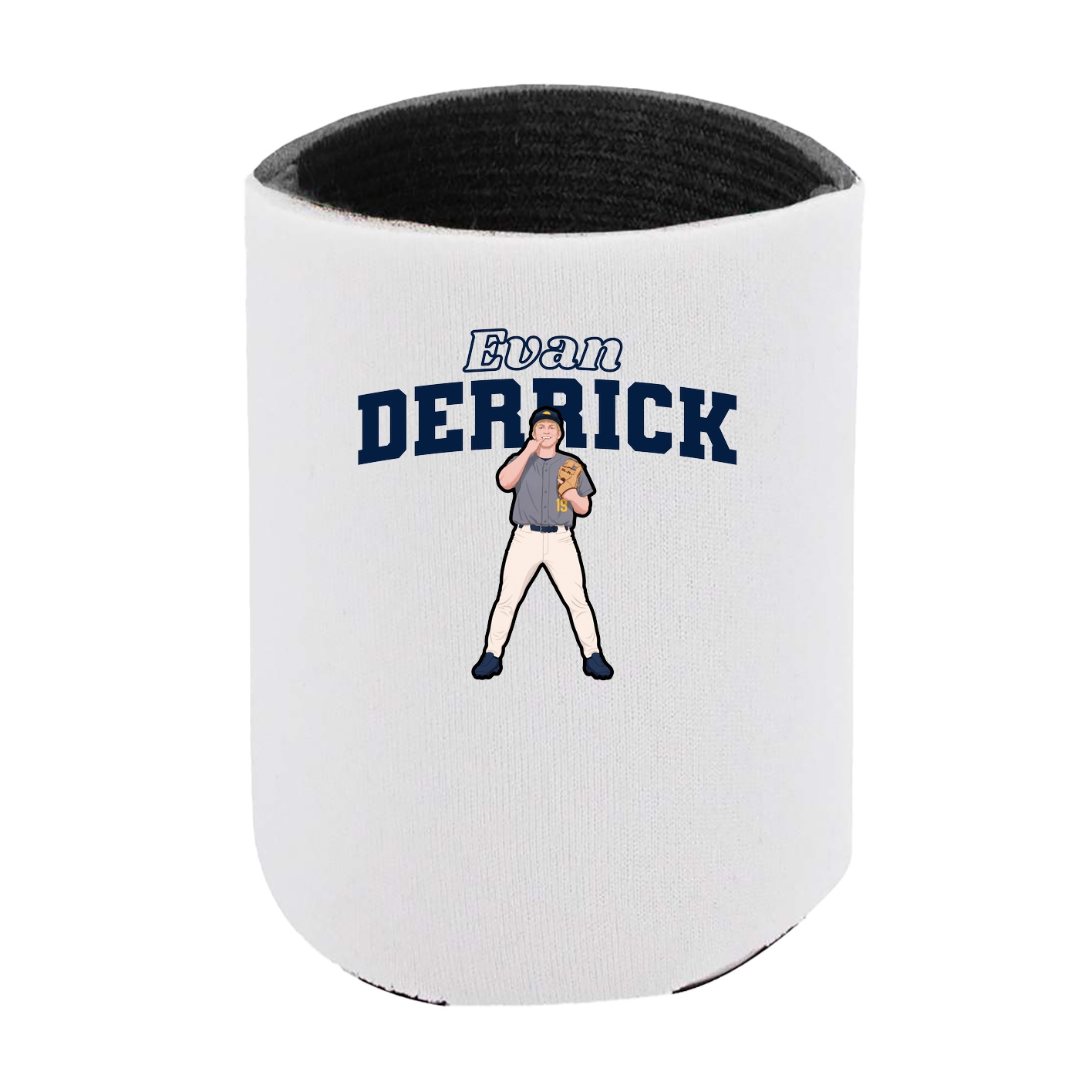 Can Holder — Name Arch in White