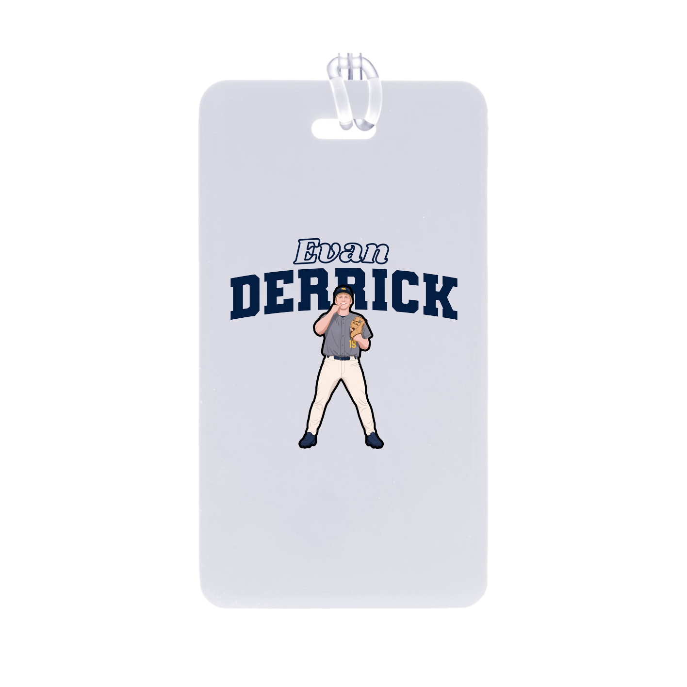 Bag Tag — Name Arch in Classic