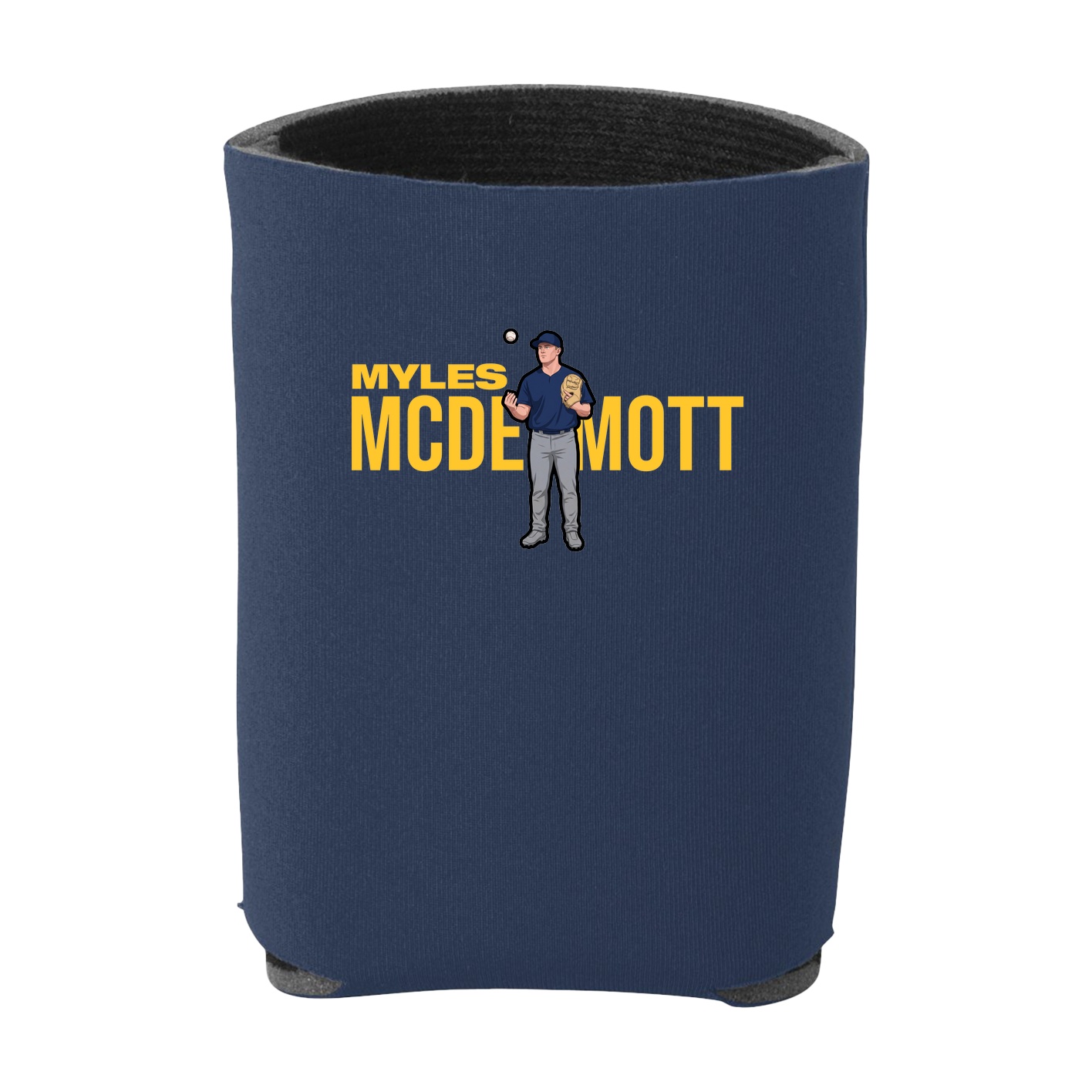Can Holder — Player Name in Navy