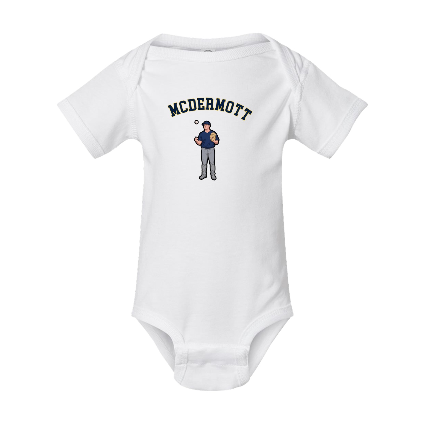 Baby Onesie — Shirsey Arch in White
