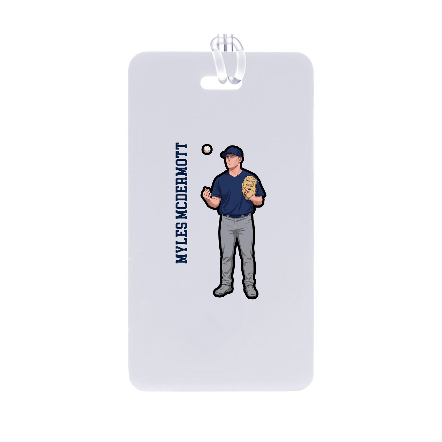 Bag Tag — Name Vertical in Classic