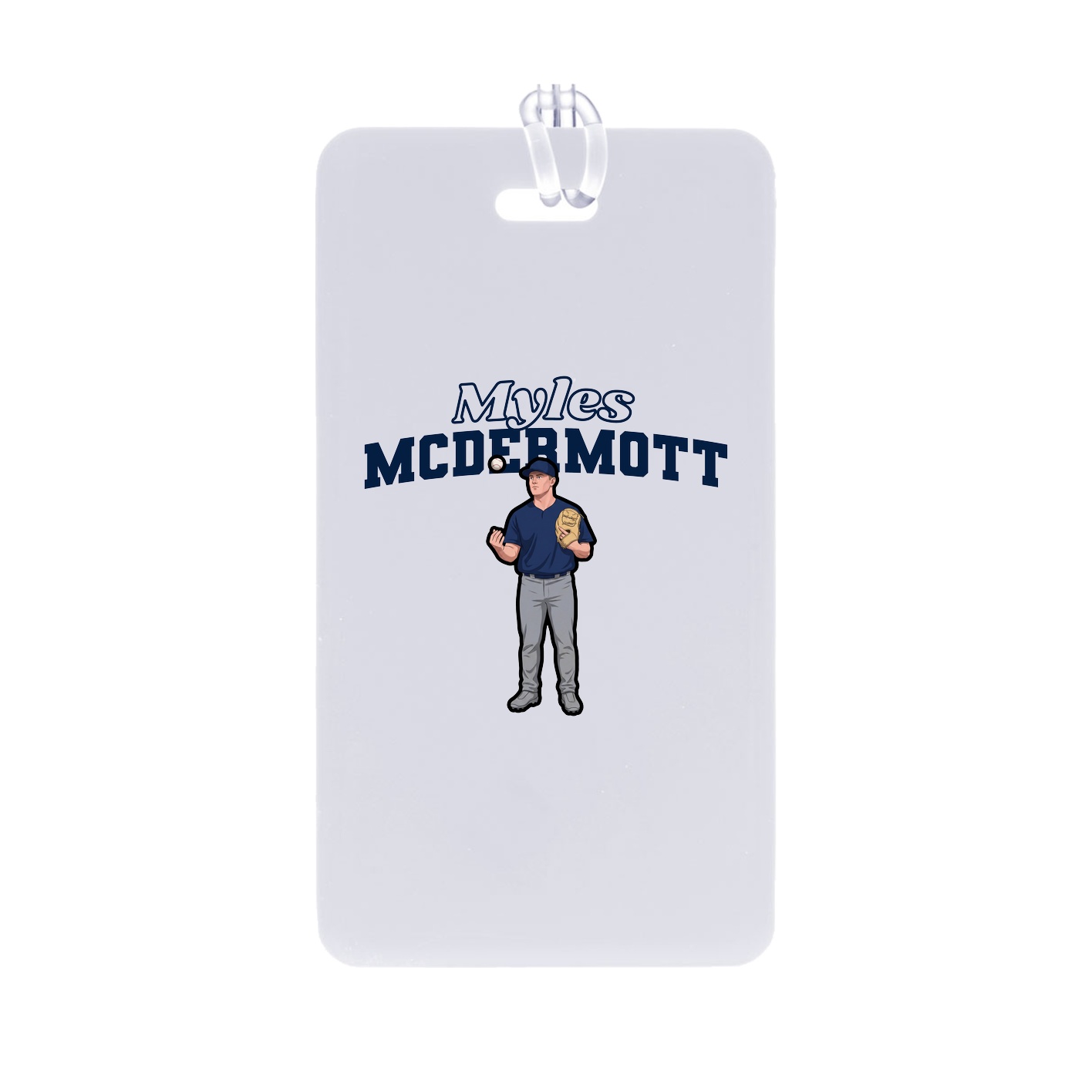 Bag Tag — Name Arch in Classic
