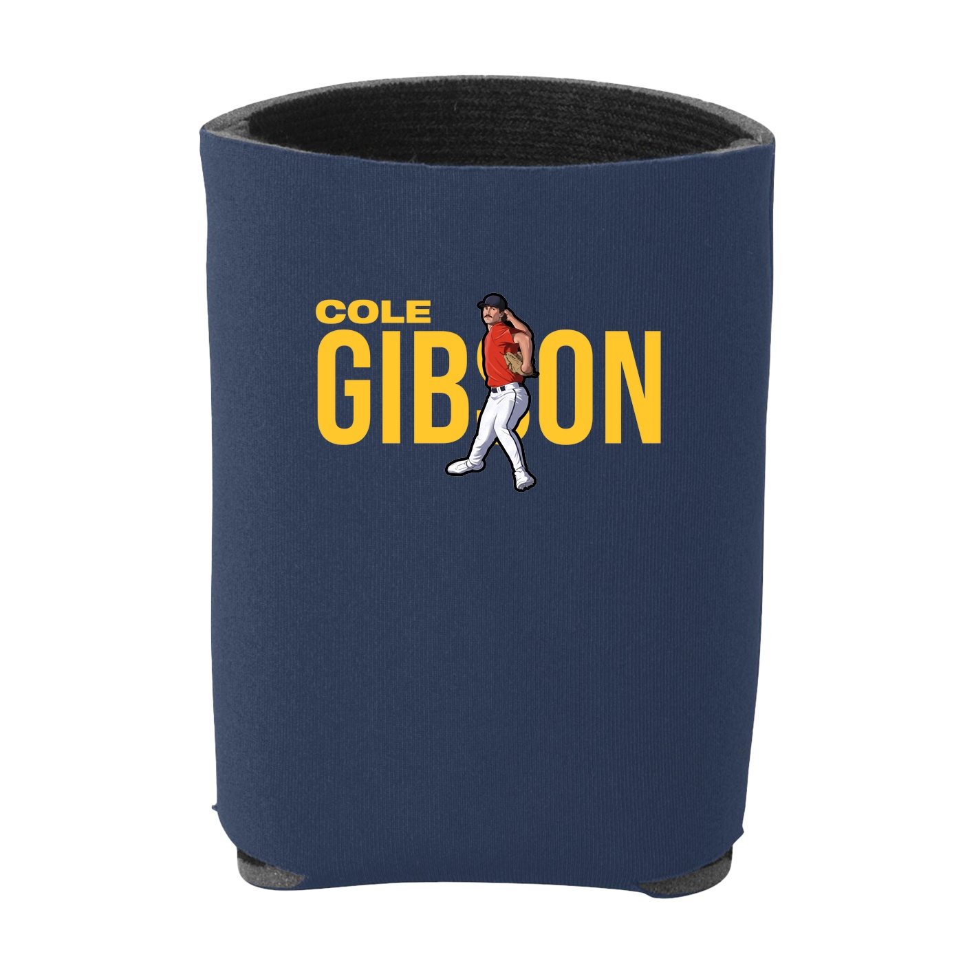 Can Holder — Player Name in Navy