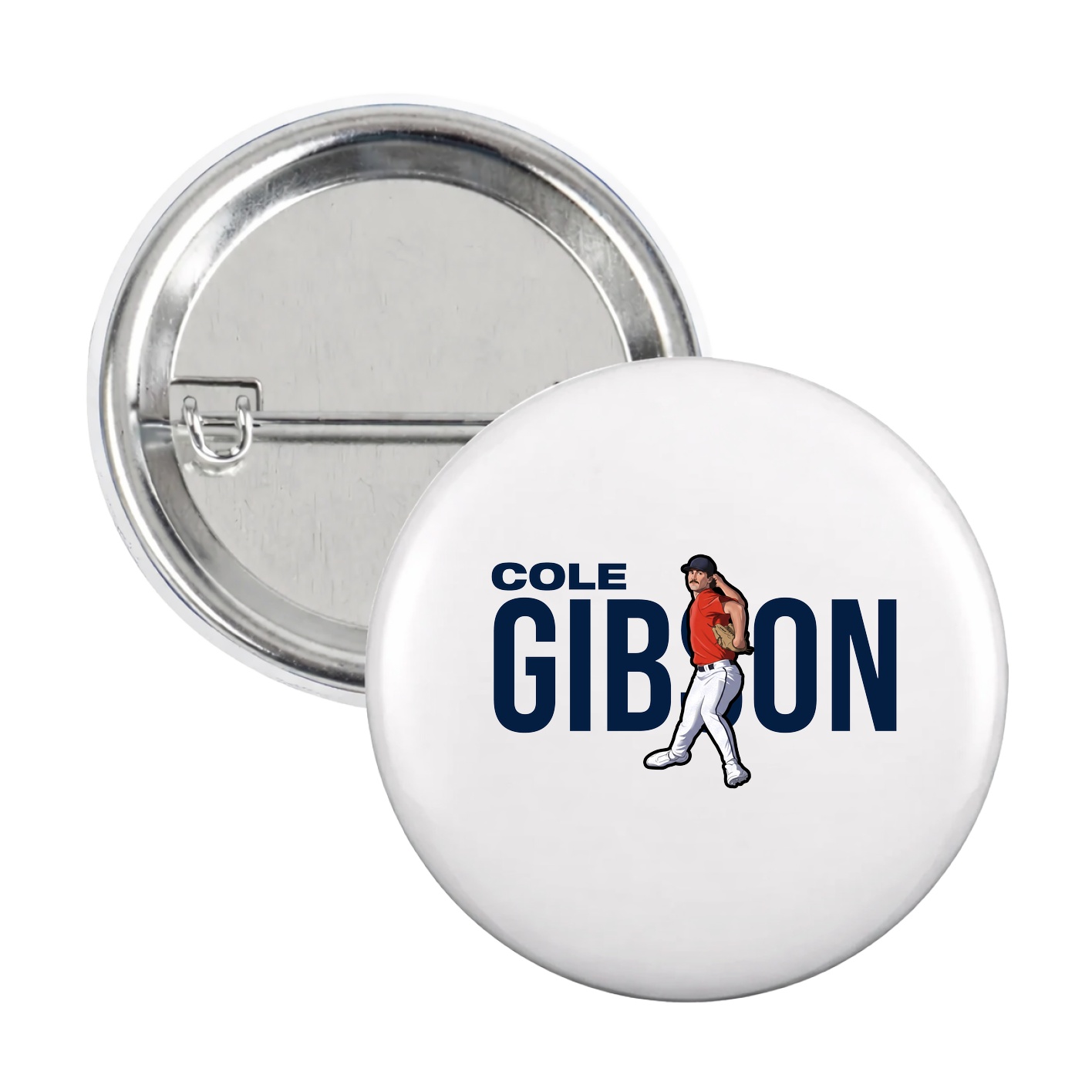 Game Day Button — Player Name in White