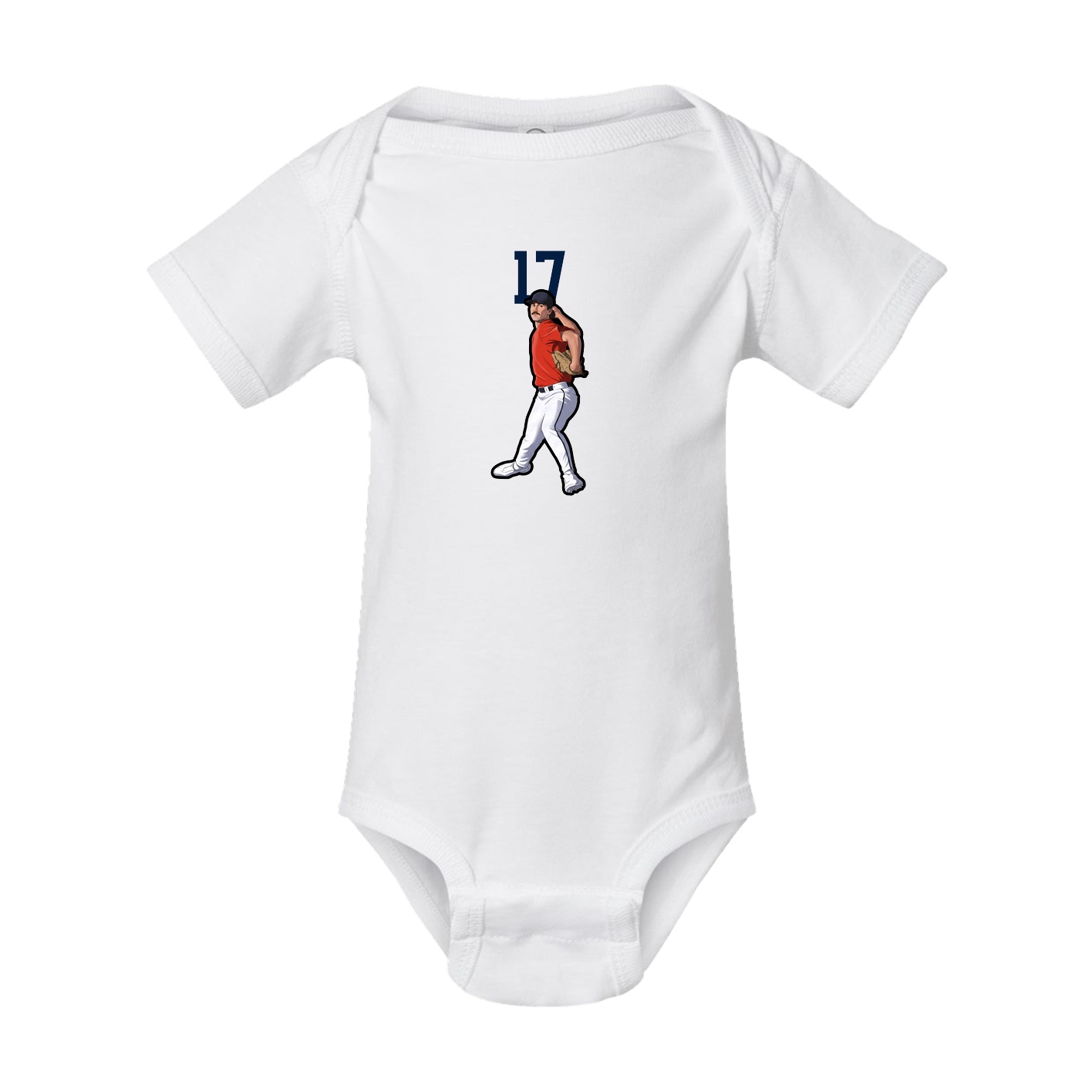 Baby Onesie — Number Top in White