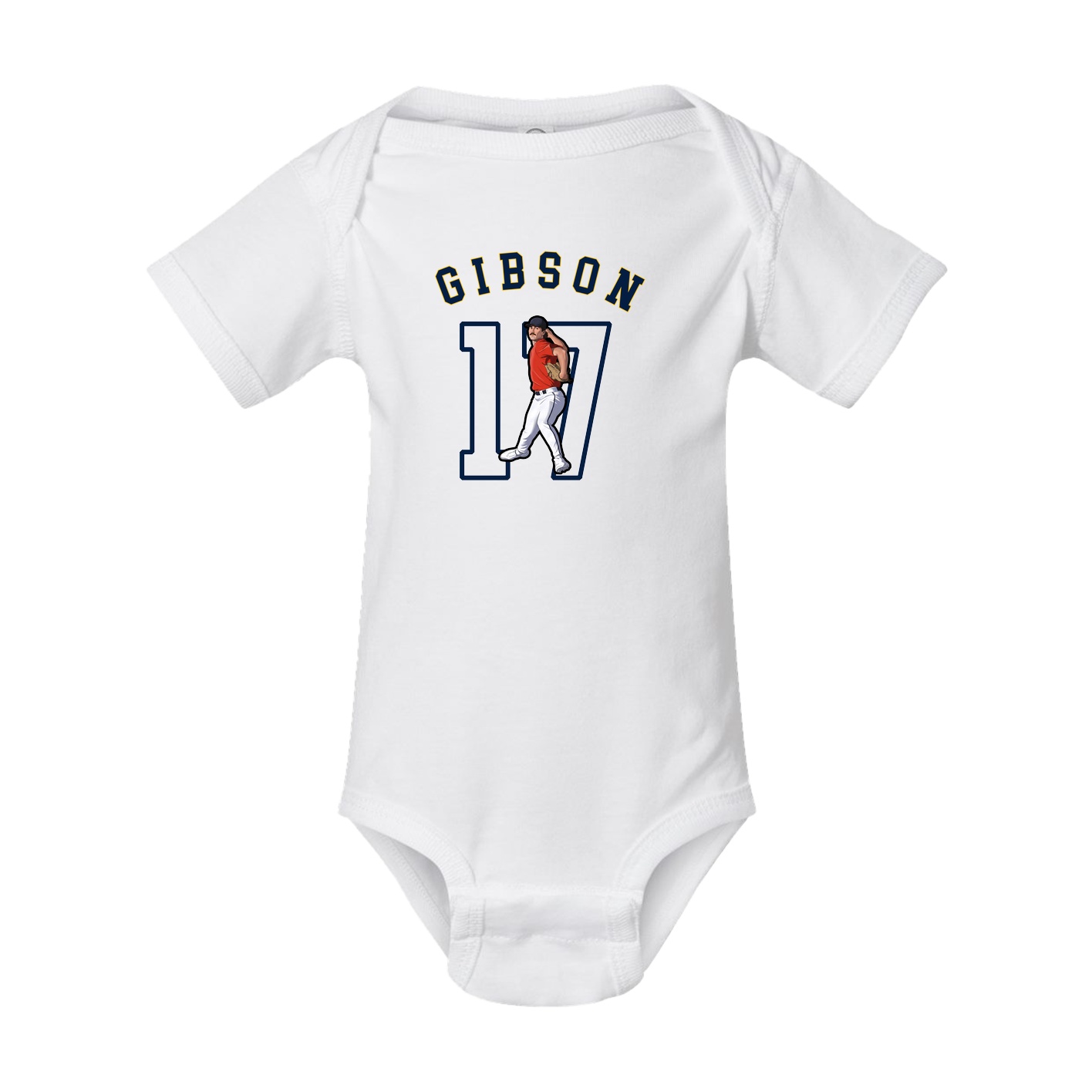 Baby Onesie — Shirsey Arch in White