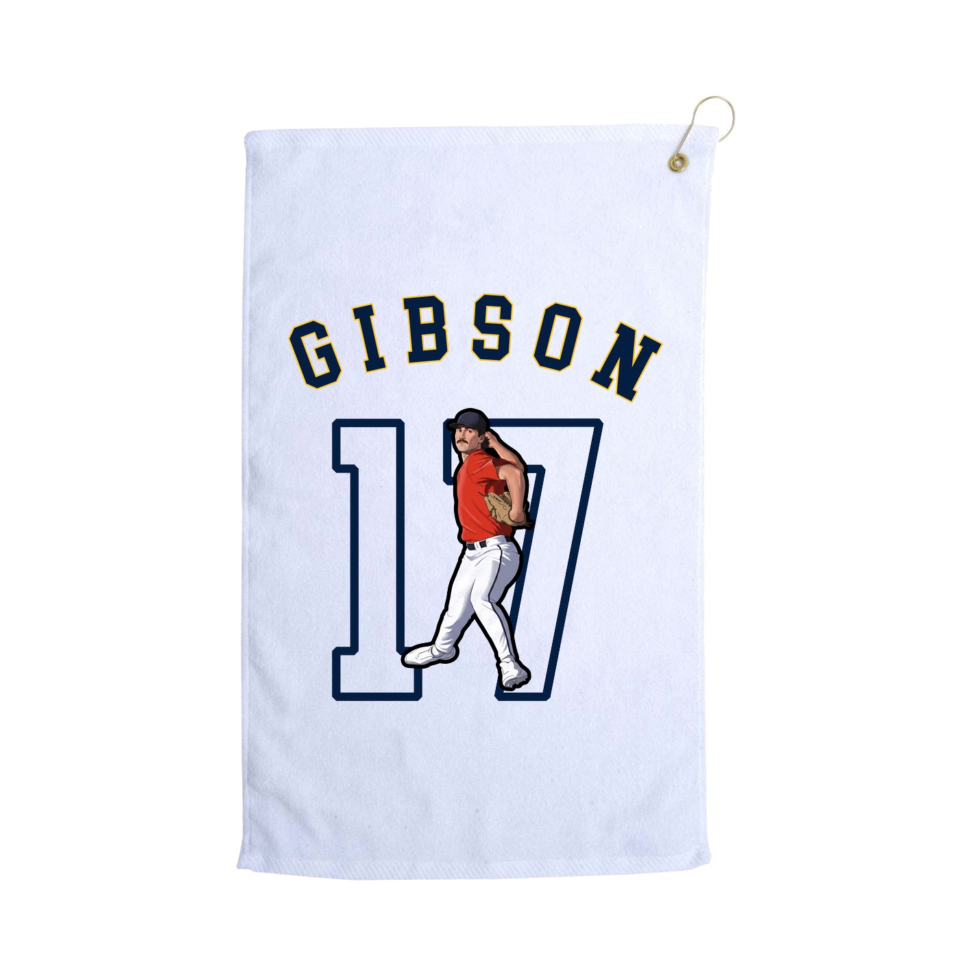 Golf Towel — Shirsey Arch in White
