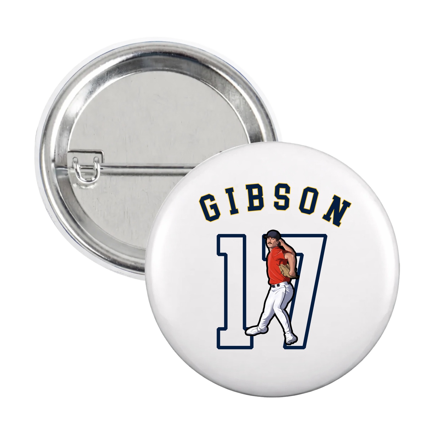 Game Day Button — Shirsey Arch in White