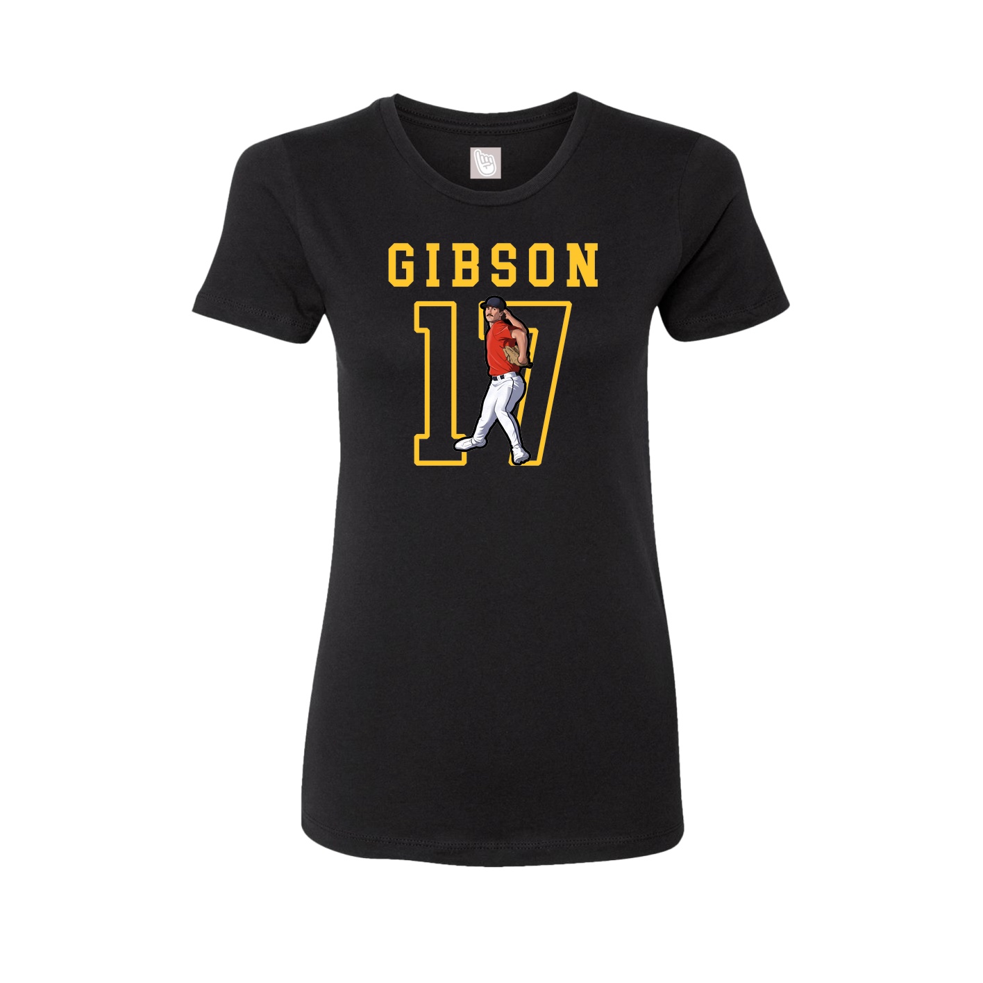 Fitted Women's Tee — Shirsey in Black