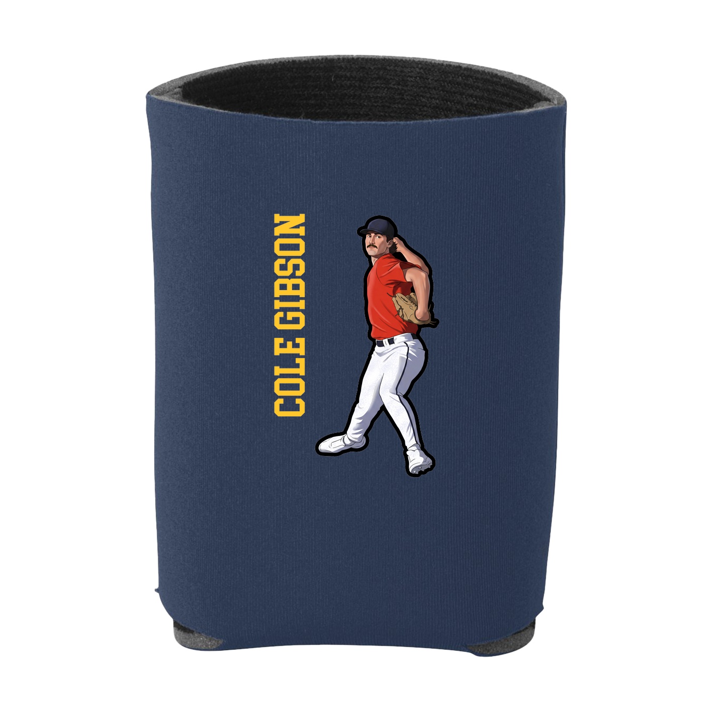 Can Holder — Name Vertical in Navy