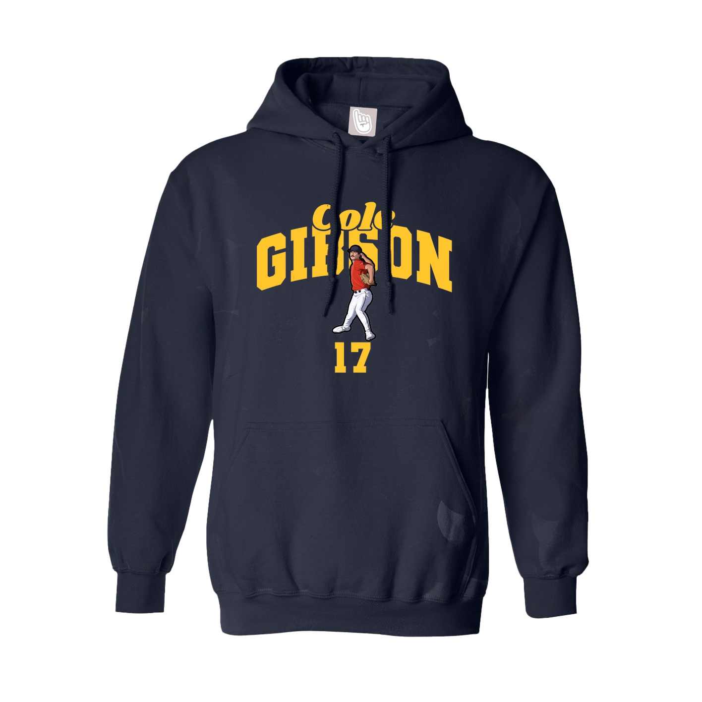 Hoodie — Signature Arch in Navy