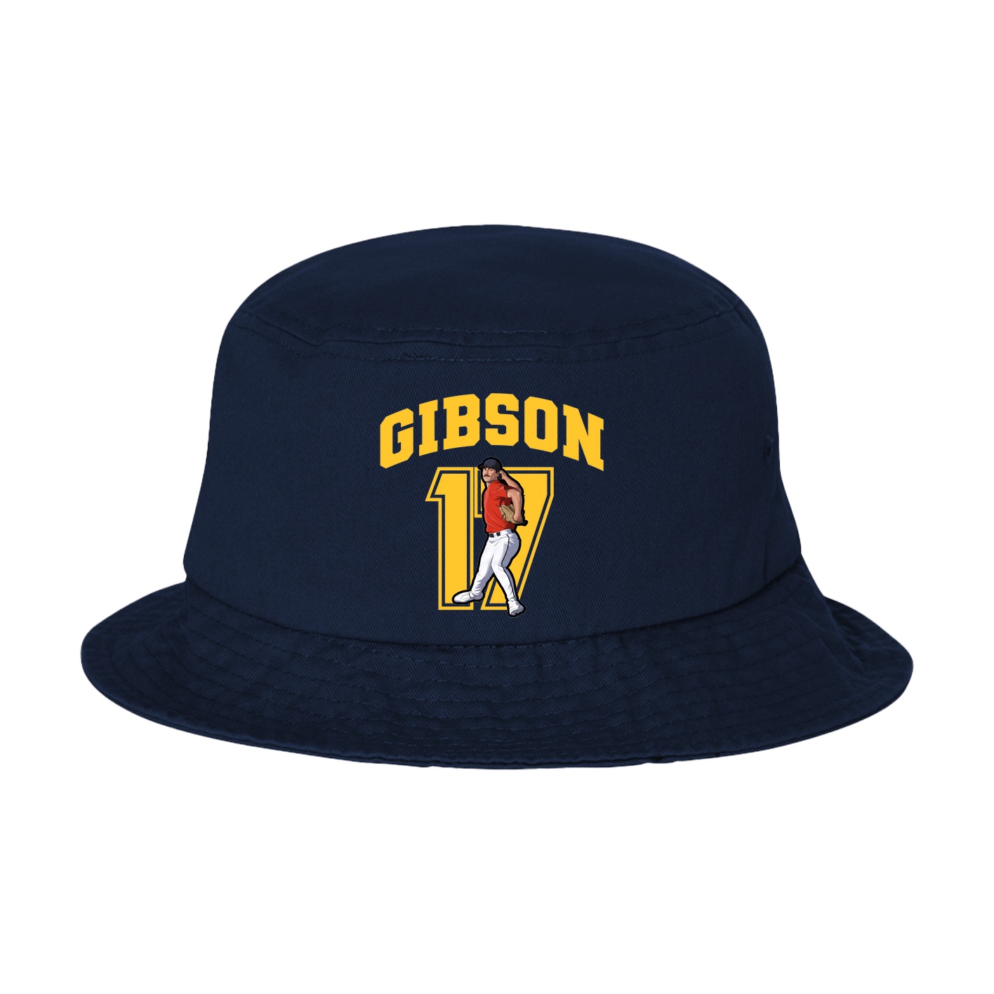 Bucket Cap — Number in Navy