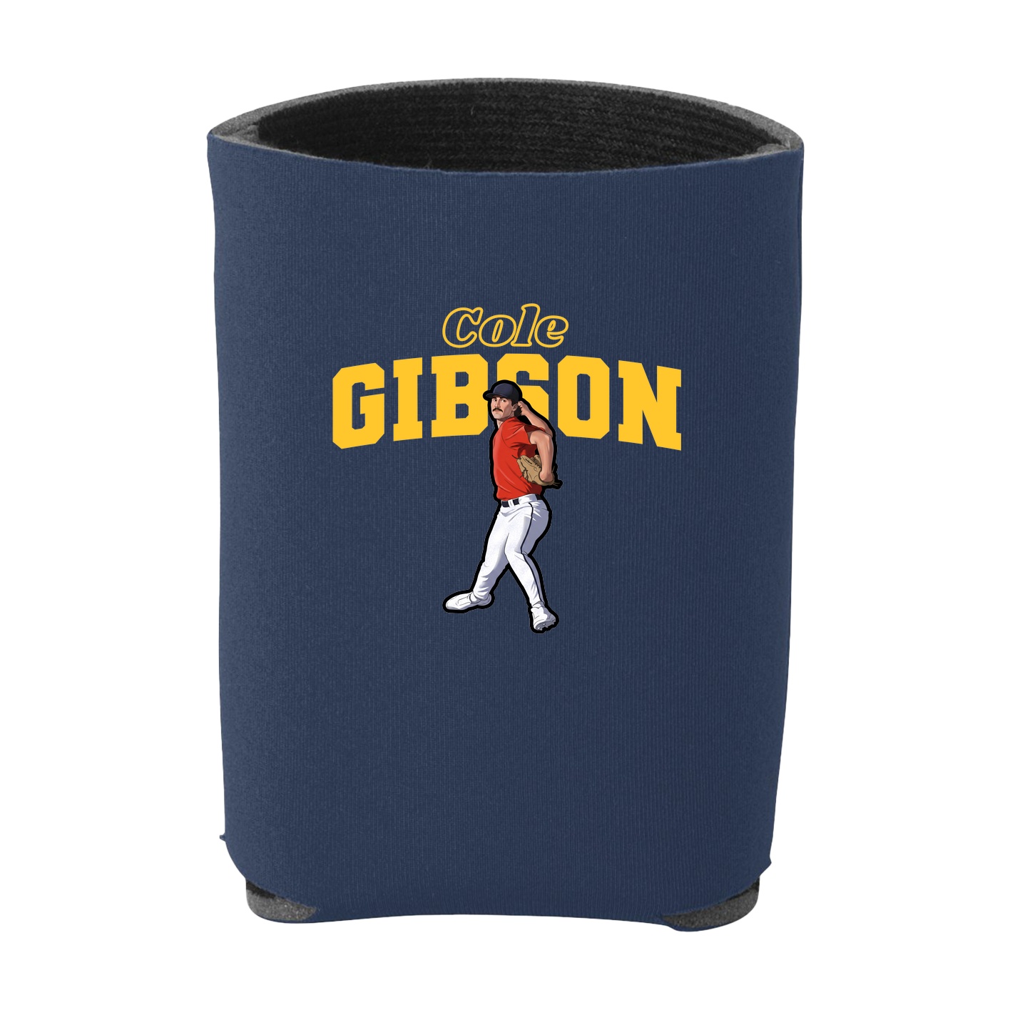 Can Holder — Name Arch in Navy