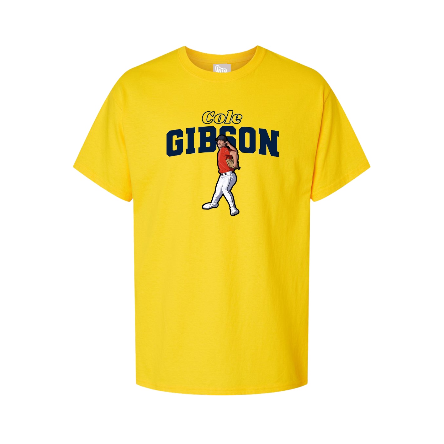 Youth Tee — Name Arch in Gold