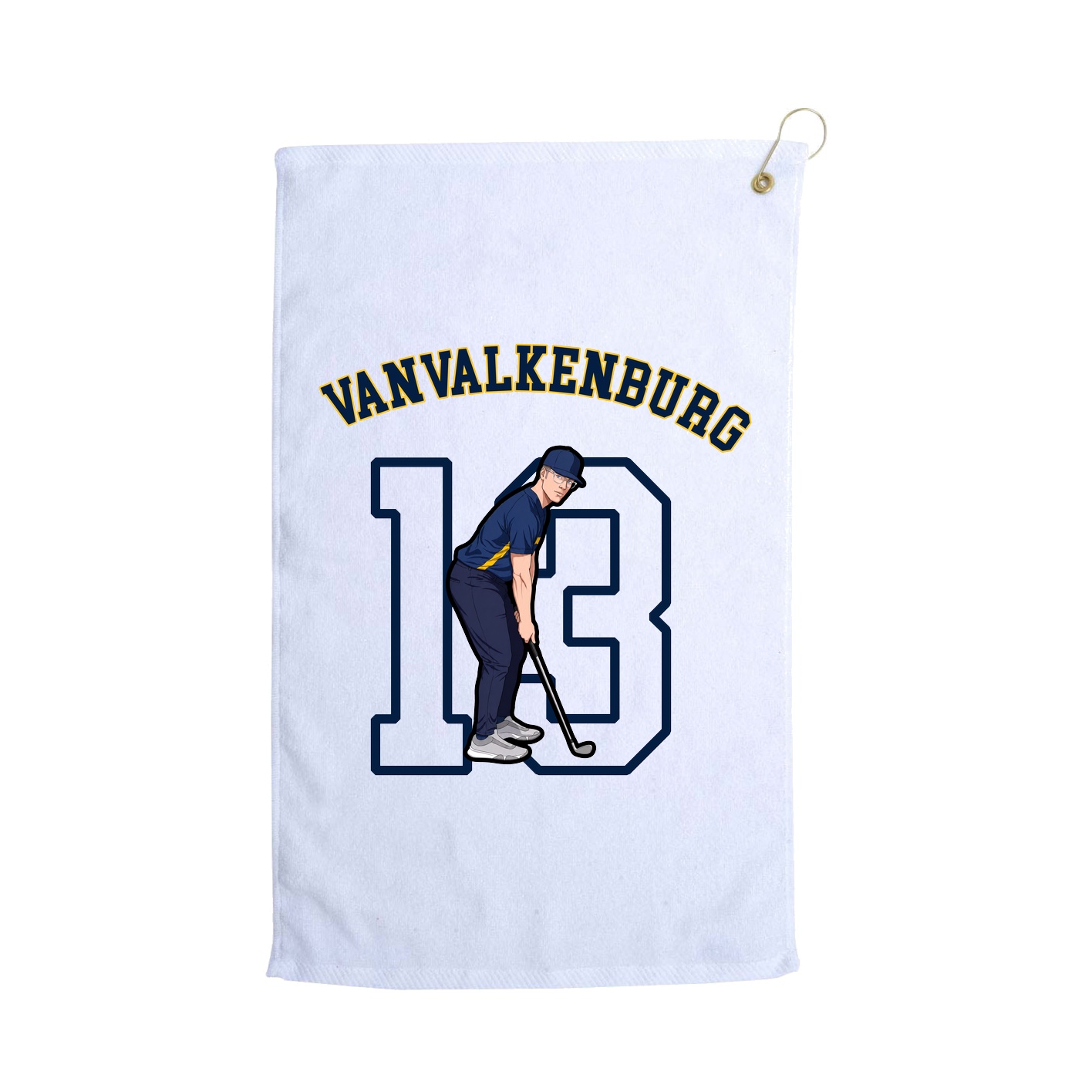 Golf Towel — Shirsey Arch in White