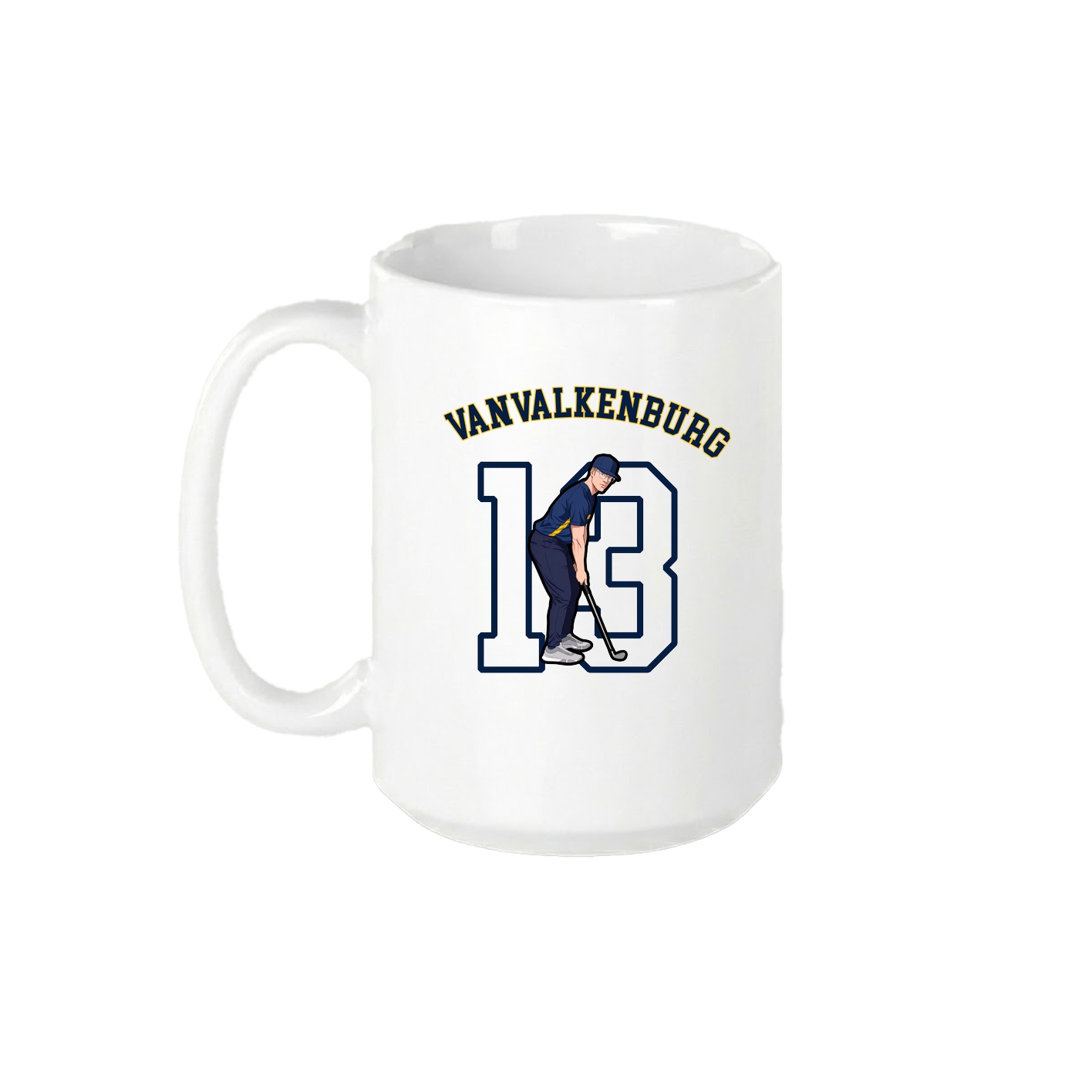 15oz Coffee Mug — Shirsey Arch in White