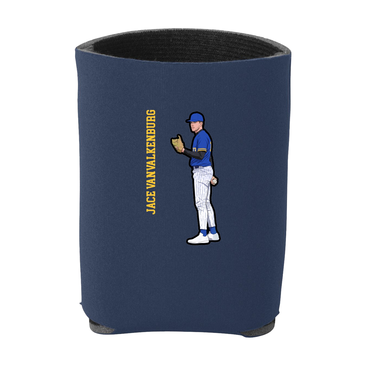 Can Holder — Name Vertical in Navy