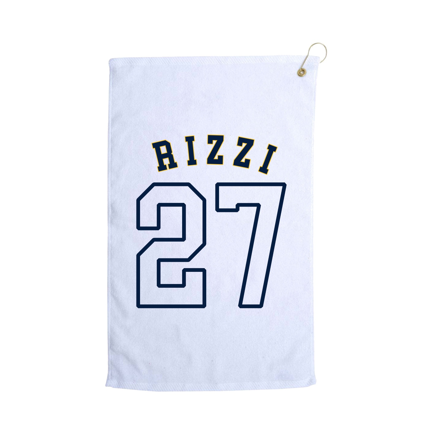 Golf Towel — Shirsey Arch in White