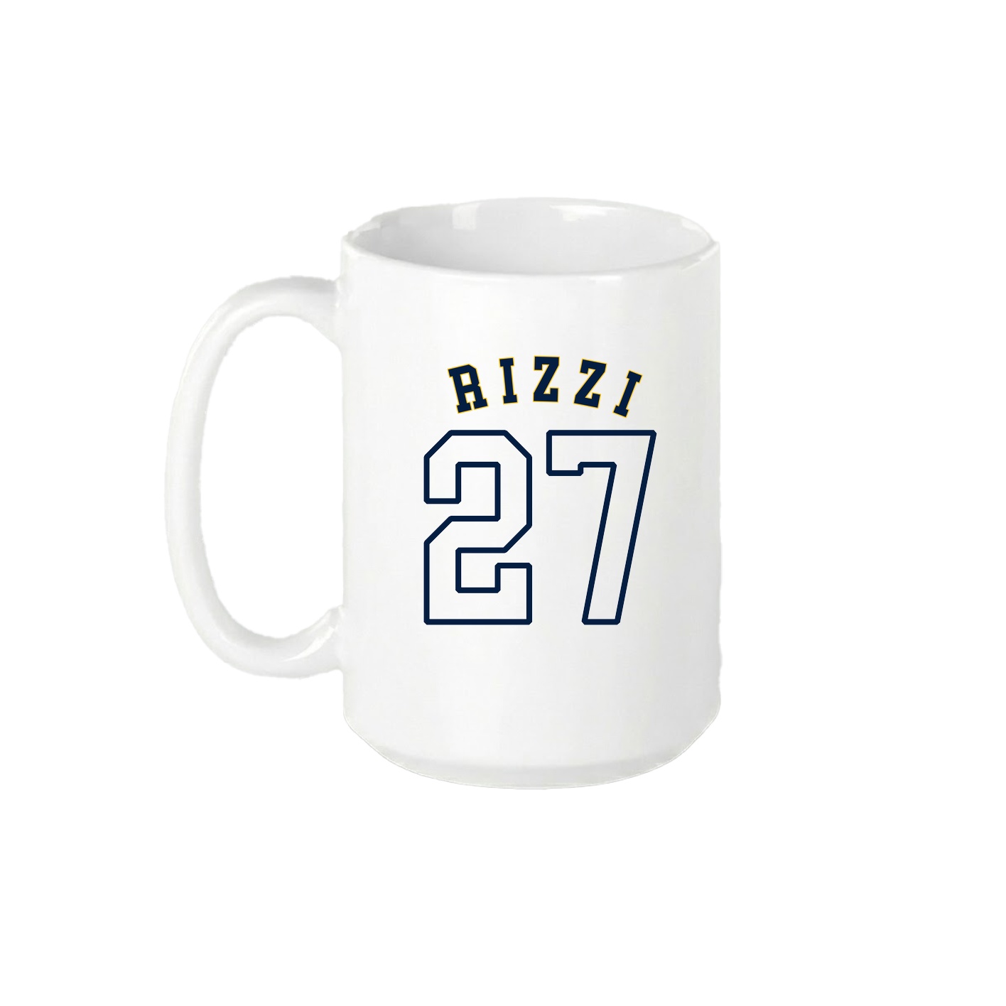 15oz Coffee Mug — Shirsey Arch in White