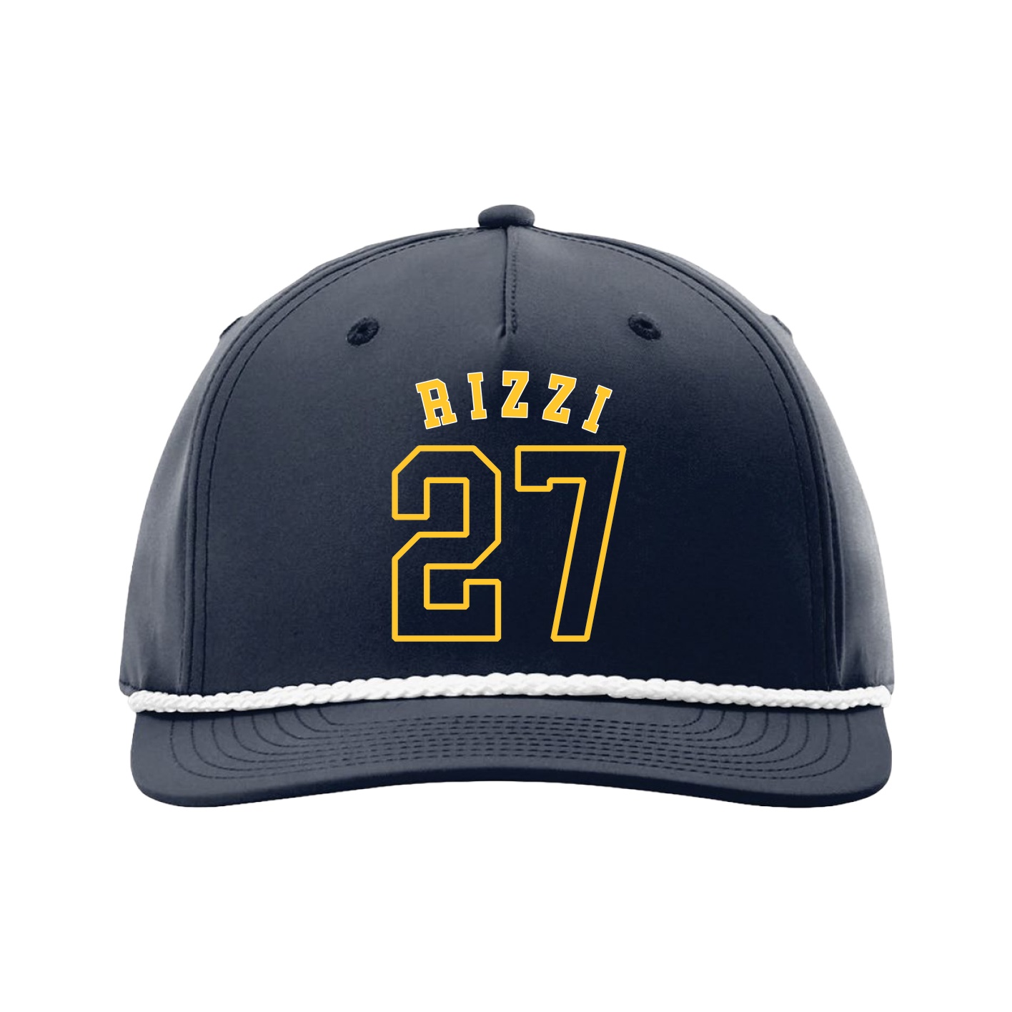 Five-Panel Classic Rope Cap — Shirsey Arch in Navy