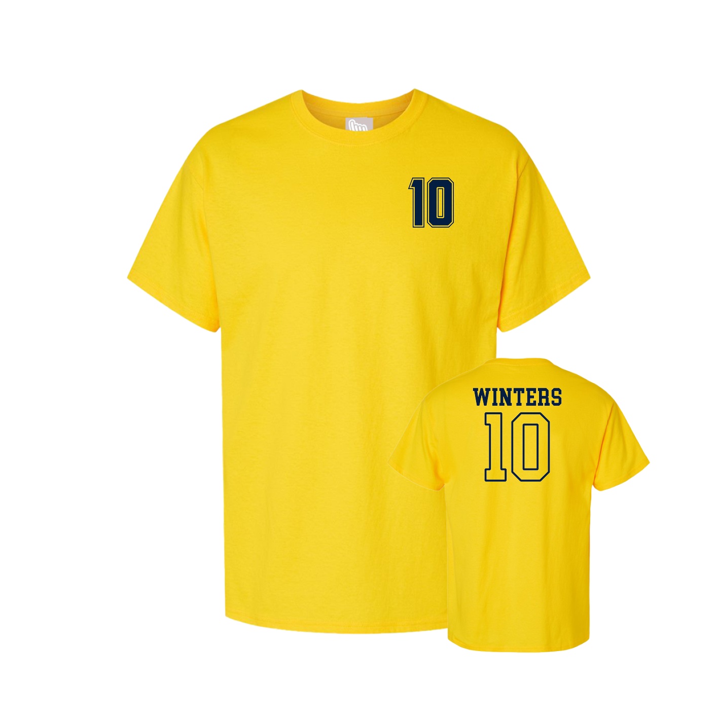 Tee — Chest Back in Gold