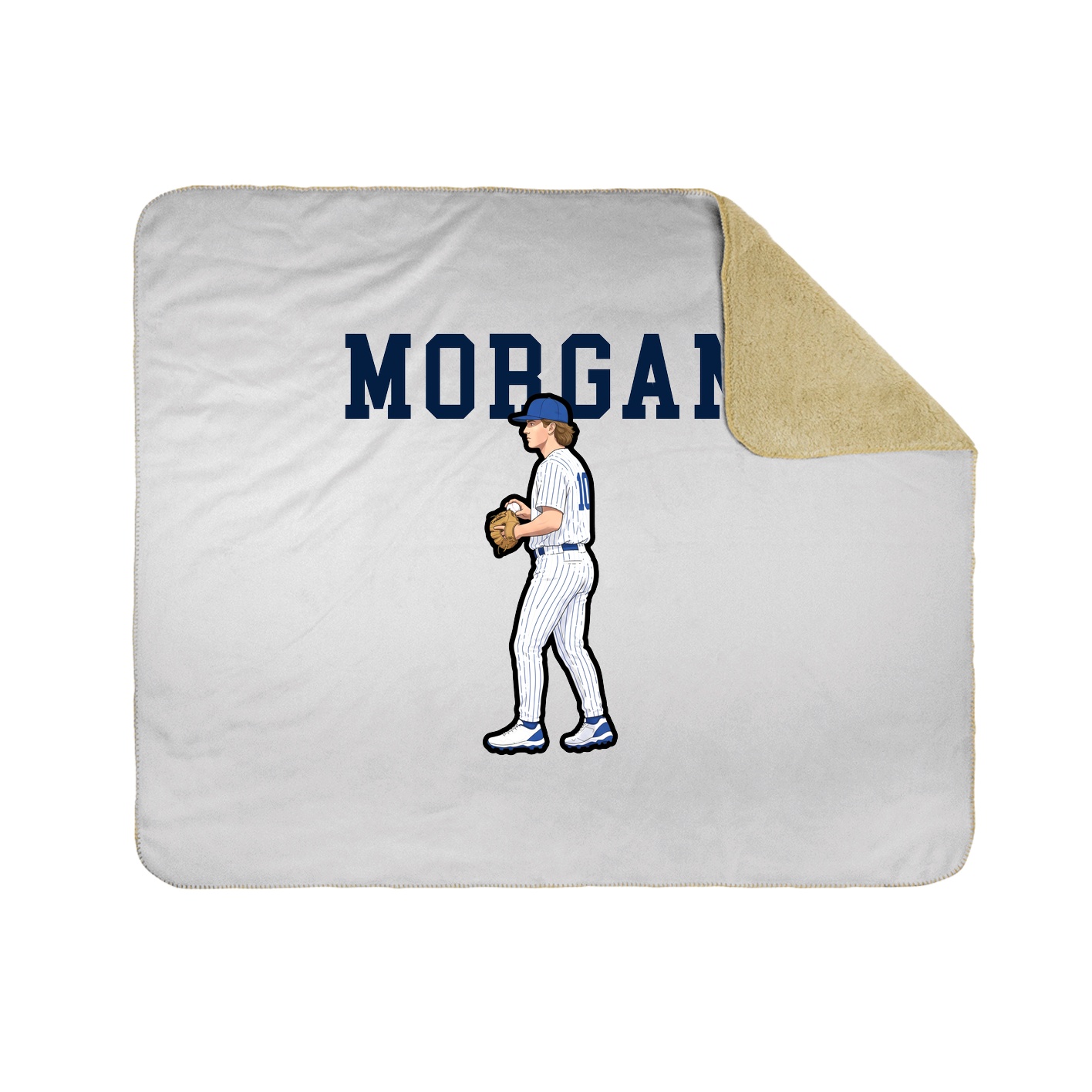 Throw Blanket — Shirsey in White