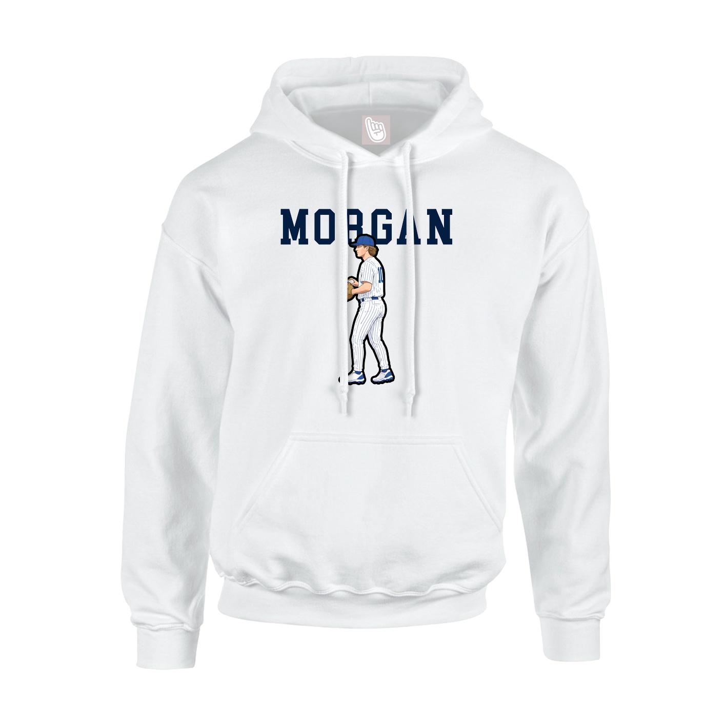 Hoodie — Shirsey in White