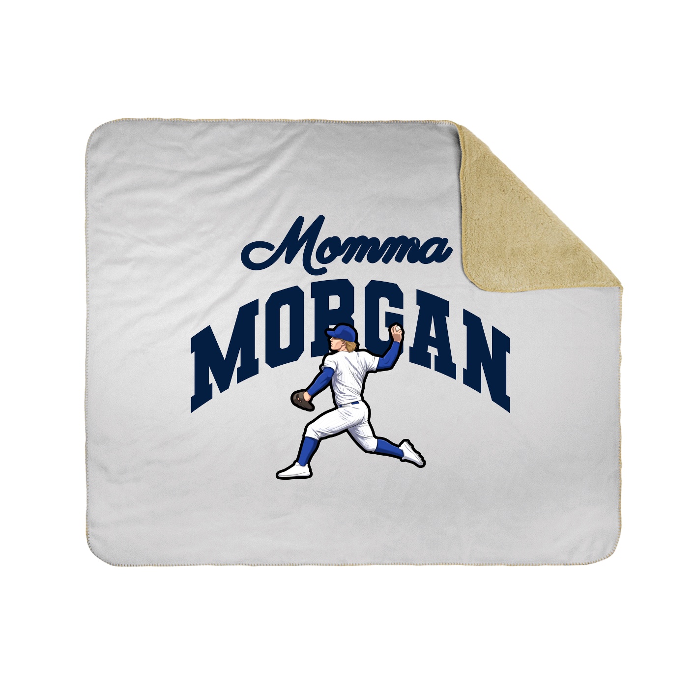 Throw Blanket — Mothers Day Arch in White