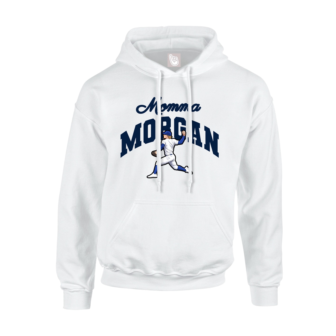 Youth Hoodie — Mothers Day Arch in White