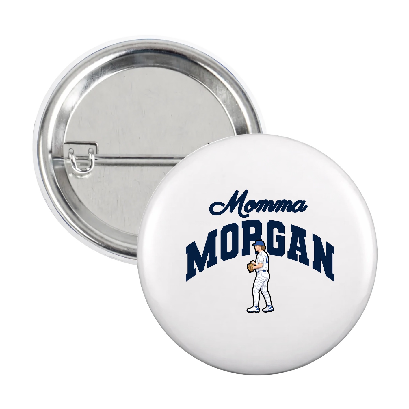 Game Day Button — Mothers Day Arch in White