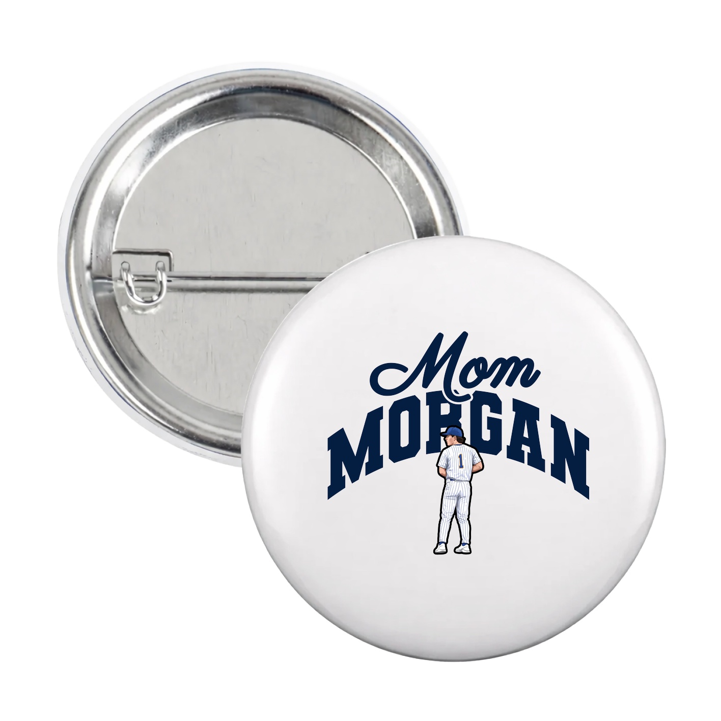 Game Day Button — Mothers Day Arch in White