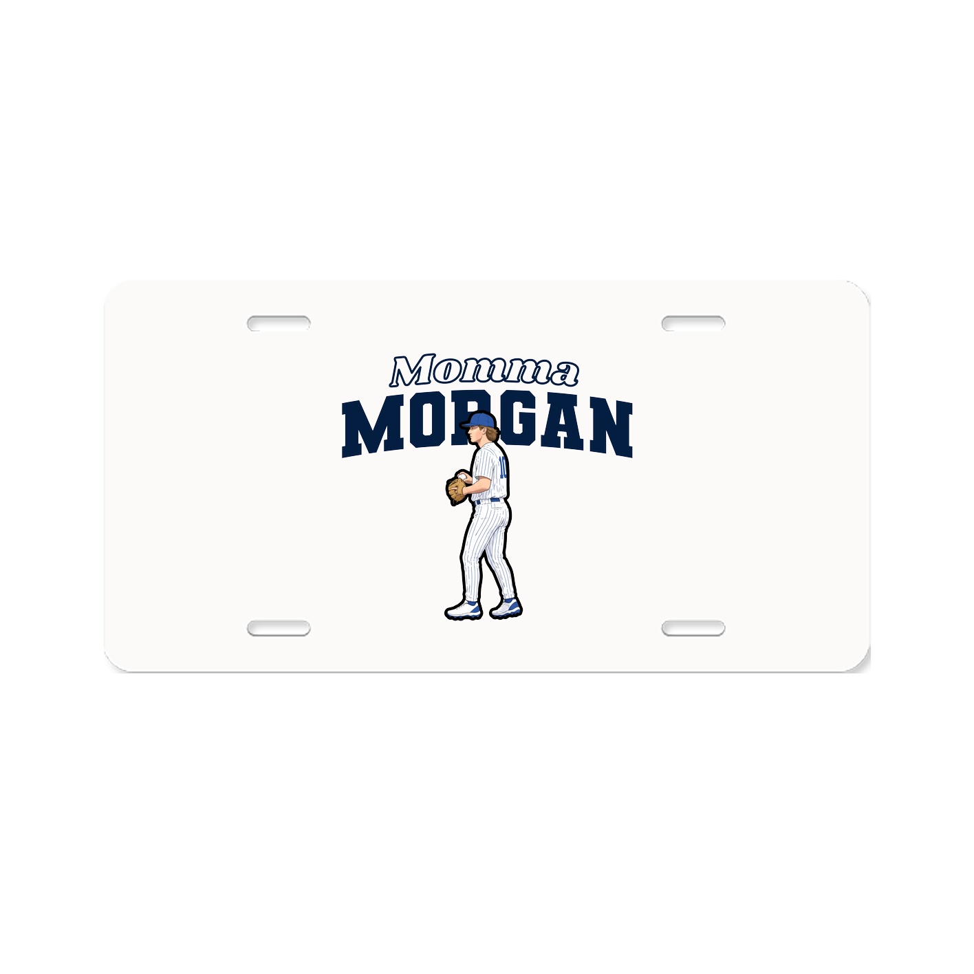 License Plate — Mothers Day Block in Classic