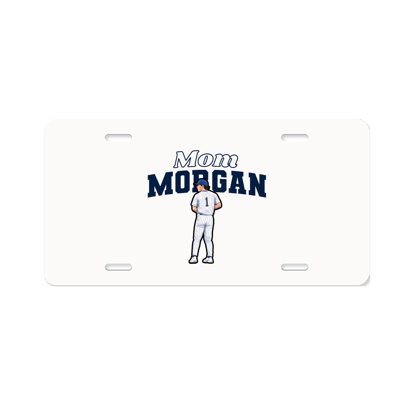 License Plate — Mothers Day Block in Classic
