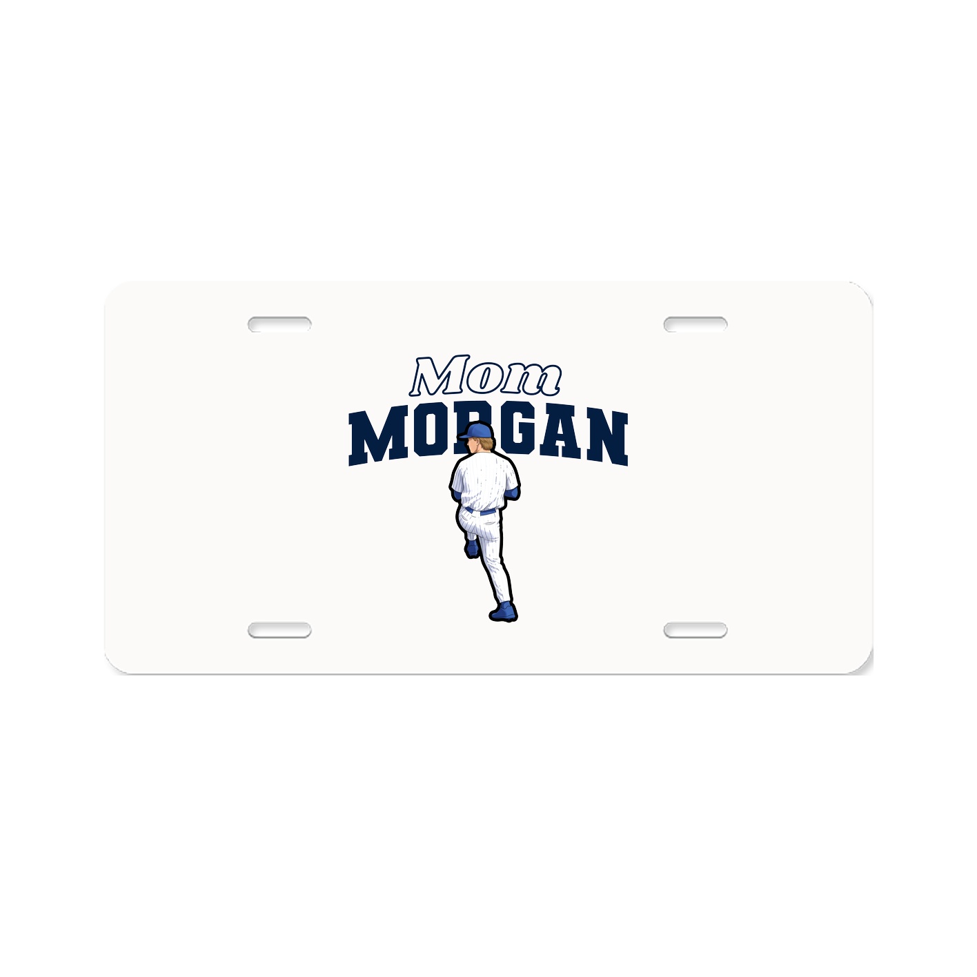 License Plate — Mothers Day Block in Classic