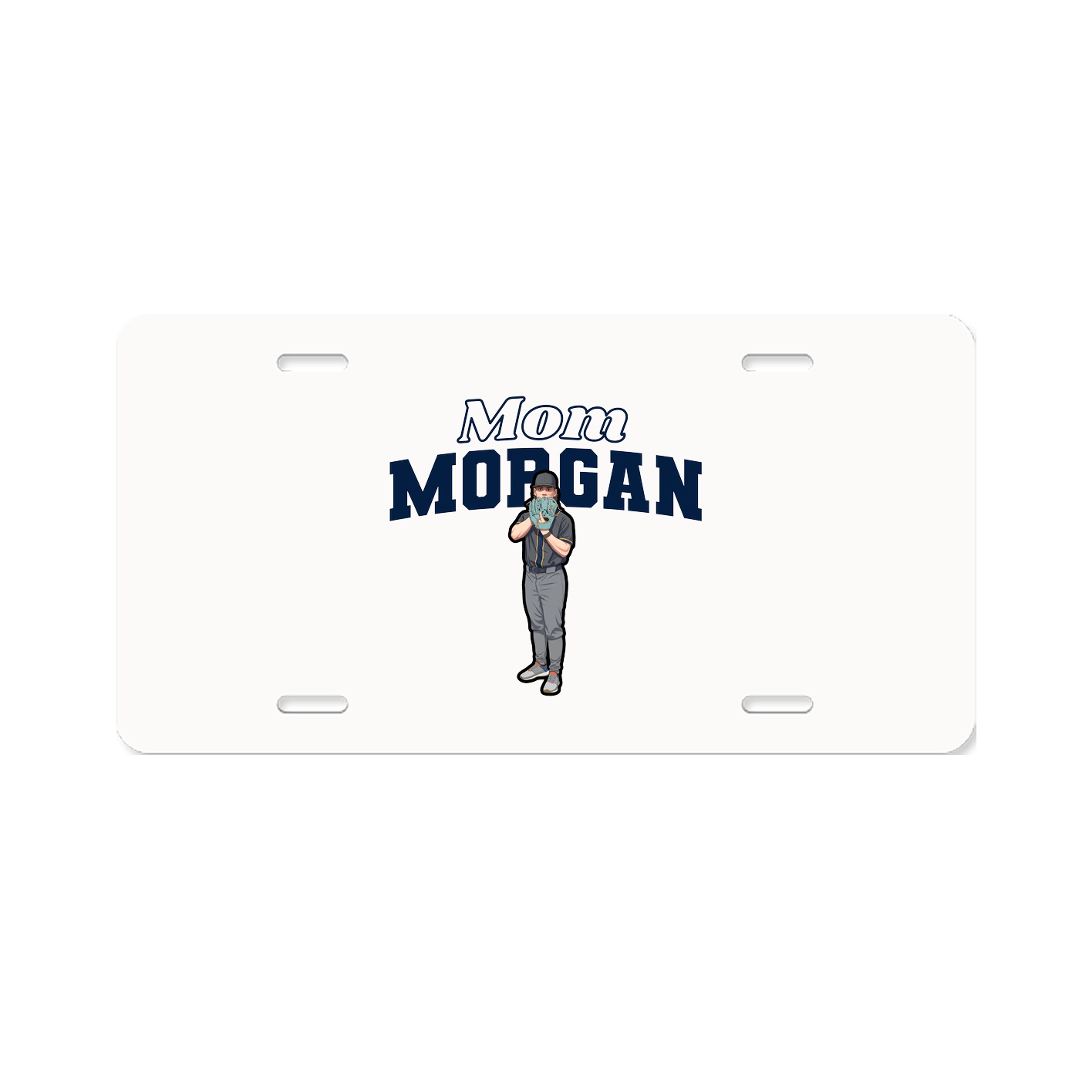 License Plate — Mothers Day Block in Classic