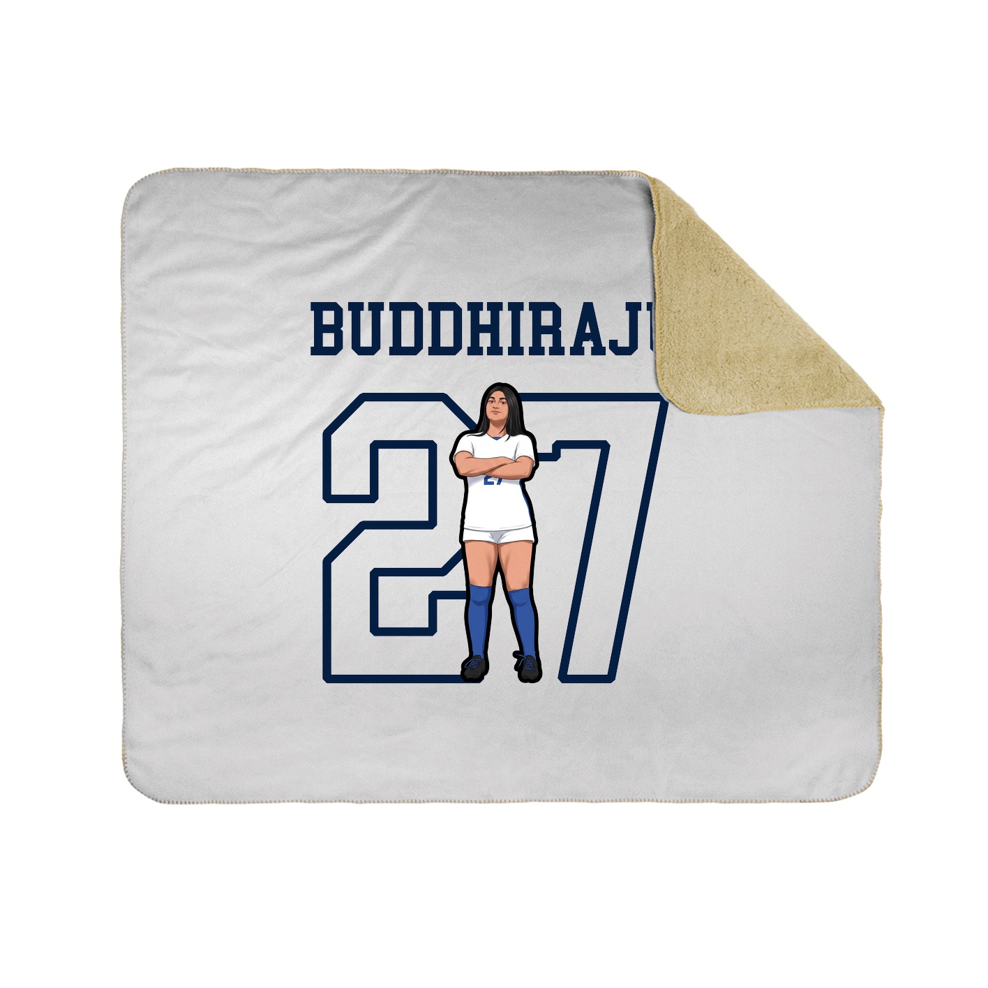 Throw Blanket — Shirsey in White