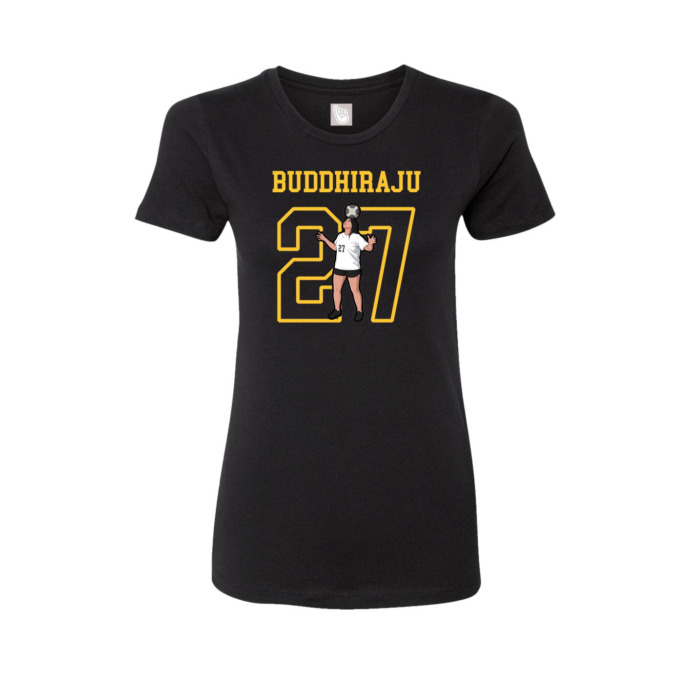Fitted Women's Tee — Shirsey in Black