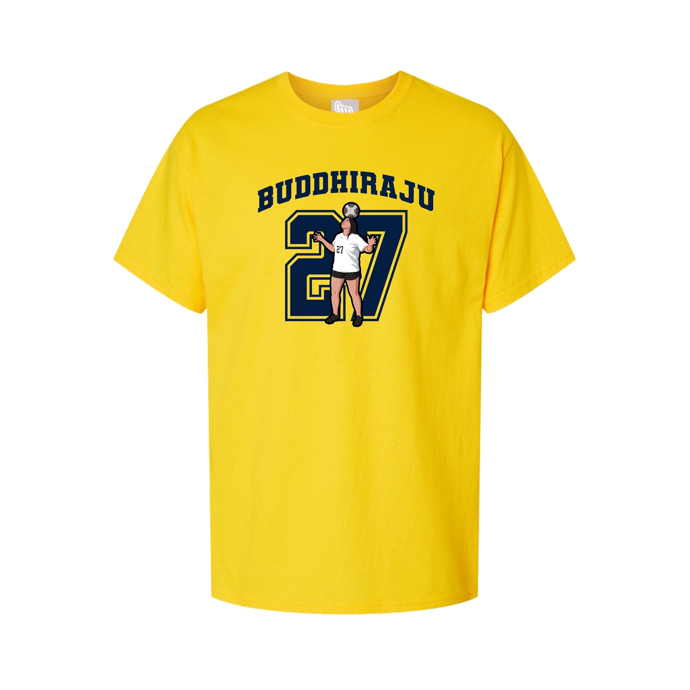 Youth Tee — Number in Gold
